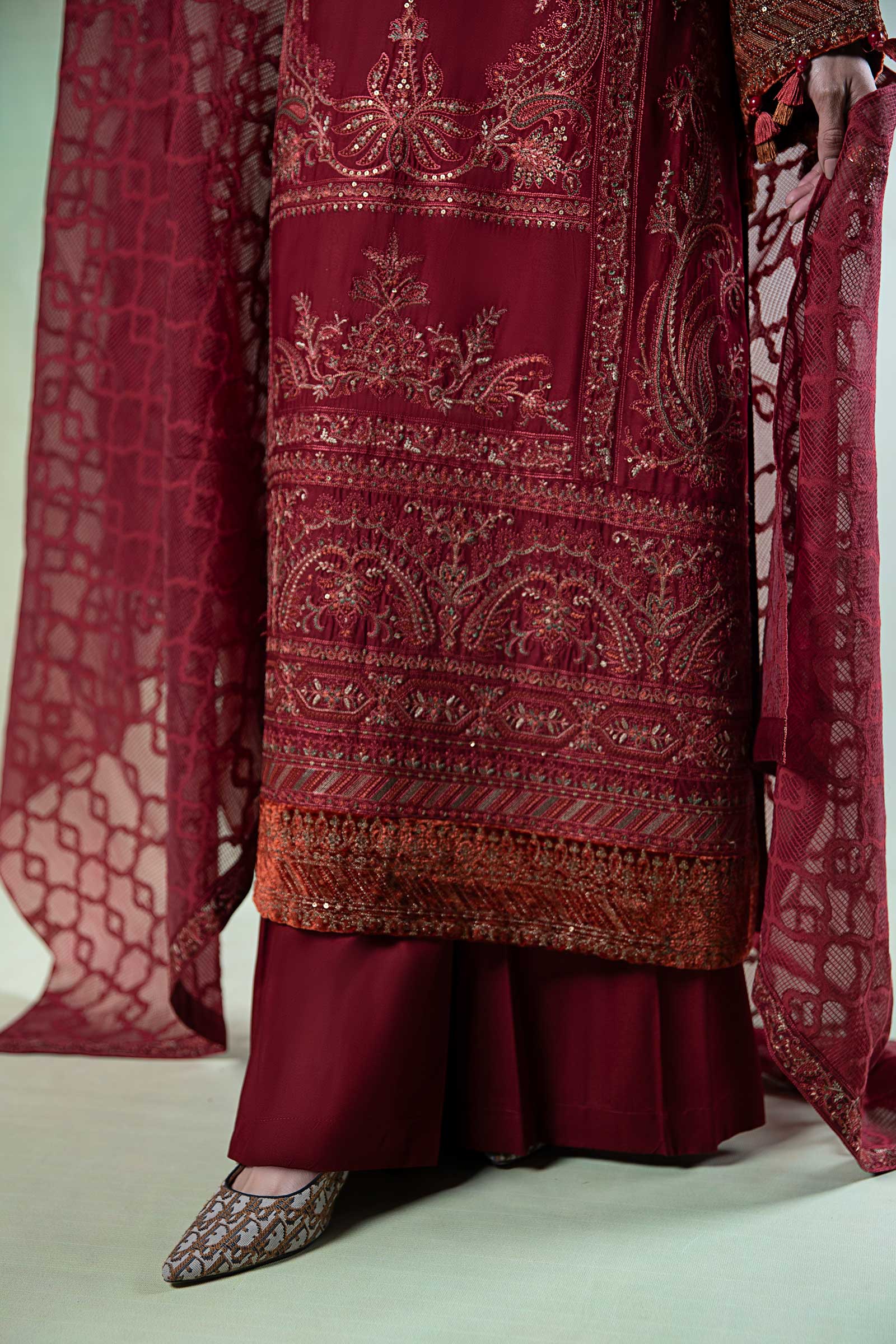 Maira B | Ready to Wear | DW-W24-22 - by - Libasekhas UK - Registered Vendor of : Maria B - 100% Original Designer Dresss
