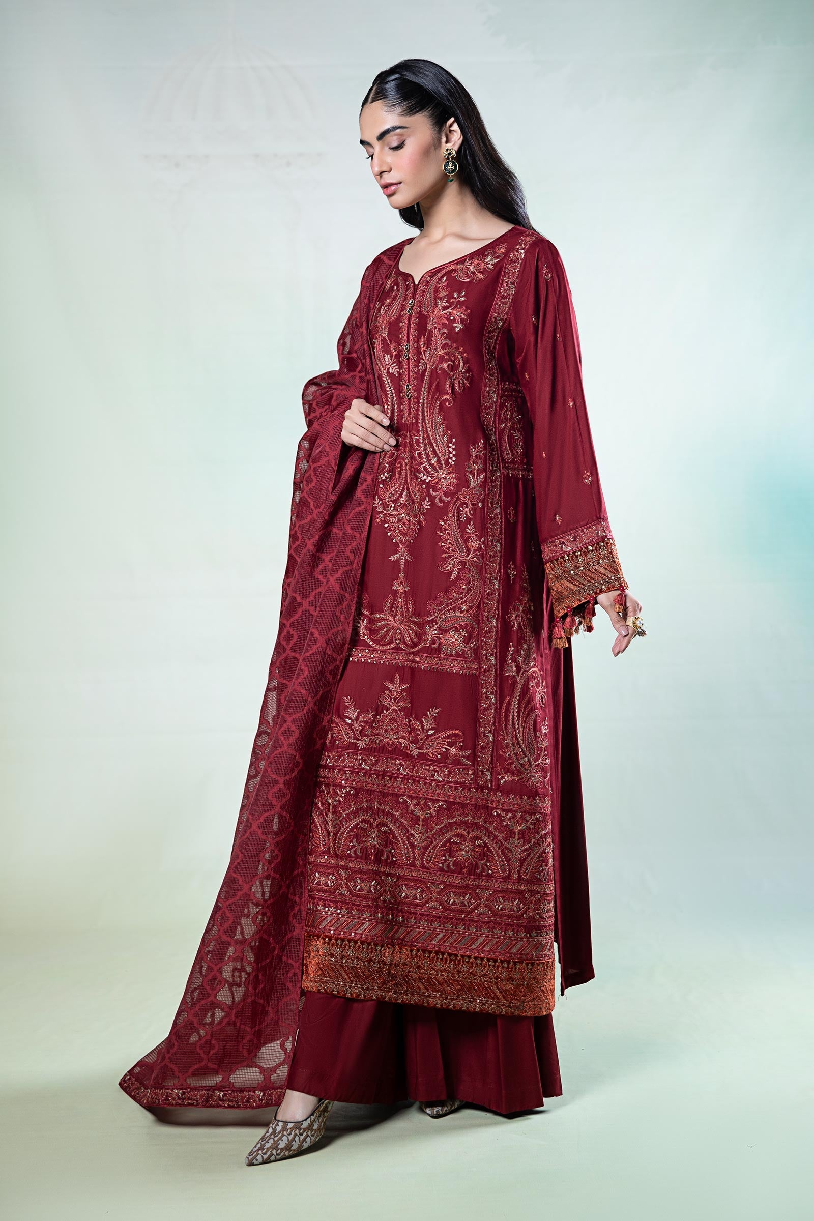 Maira B | Ready to Wear | DW-W24-22 - by - Libasekhas UK - Registered Vendor of : Maria B - 100% Original Designer Dresss