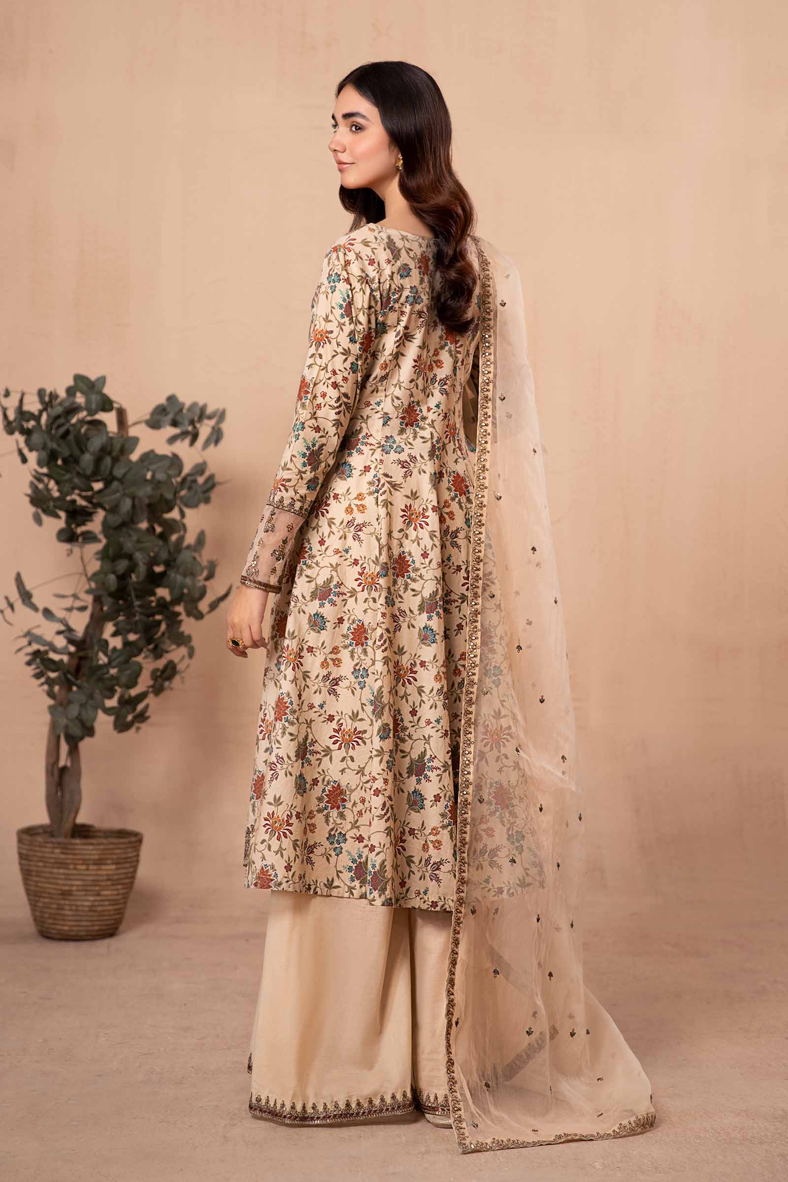 Maria B | Eid Festive Pret | DW-EA24-42R1 - by Libasekhas UK - Registered Vendor of : Maria B - 100% Original Designer Dress