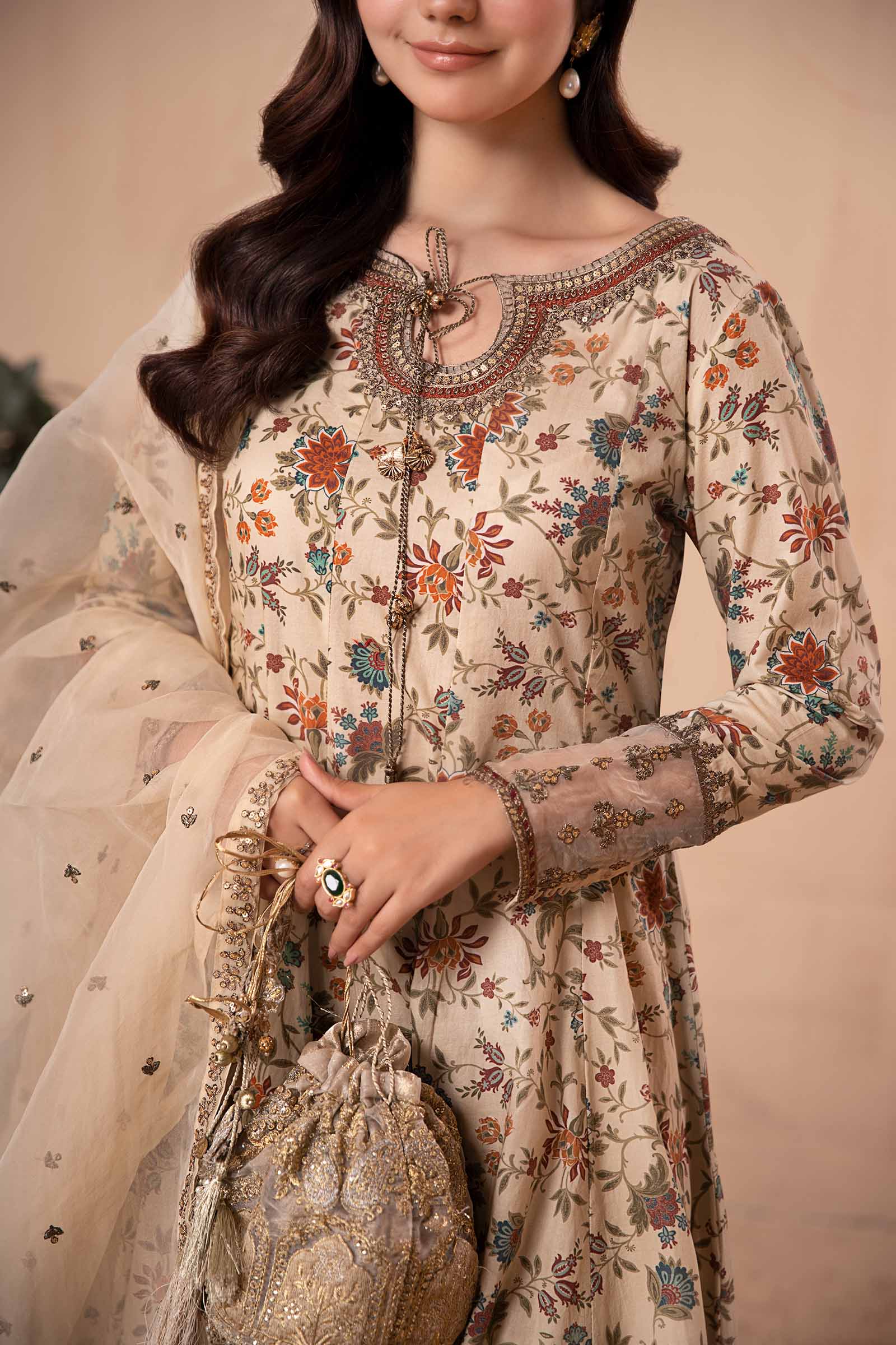 Maria B | Eid Festive Pret | DW-EA24-42R1 - by Libasekhas UK - Registered Vendor of : Maria B - 100% Original Designer Dress