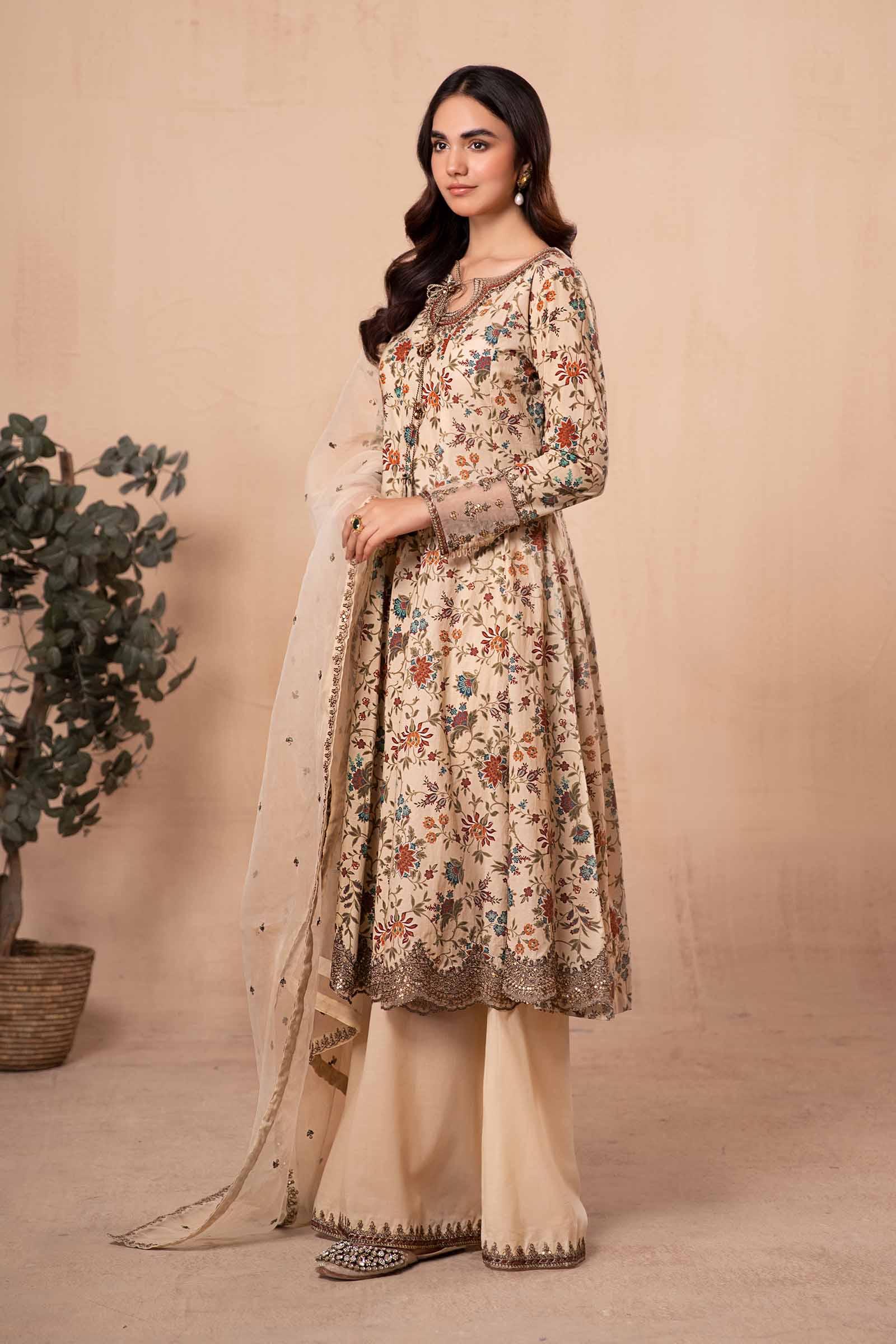 Maria B | Eid Festive Pret | DW-EA24-42R1 - by Libasekhas UK - Registered Vendor of : Maria B - 100% Original Designer Dress