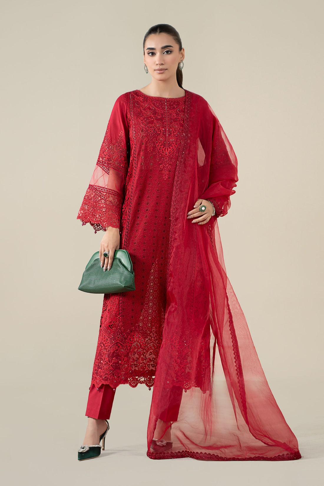Maria B | Pre Fall 25 | Lawn Suit 16 - by Libasekhas UK - Registered Vendor of : Maria B - 100% Original Designer Dress