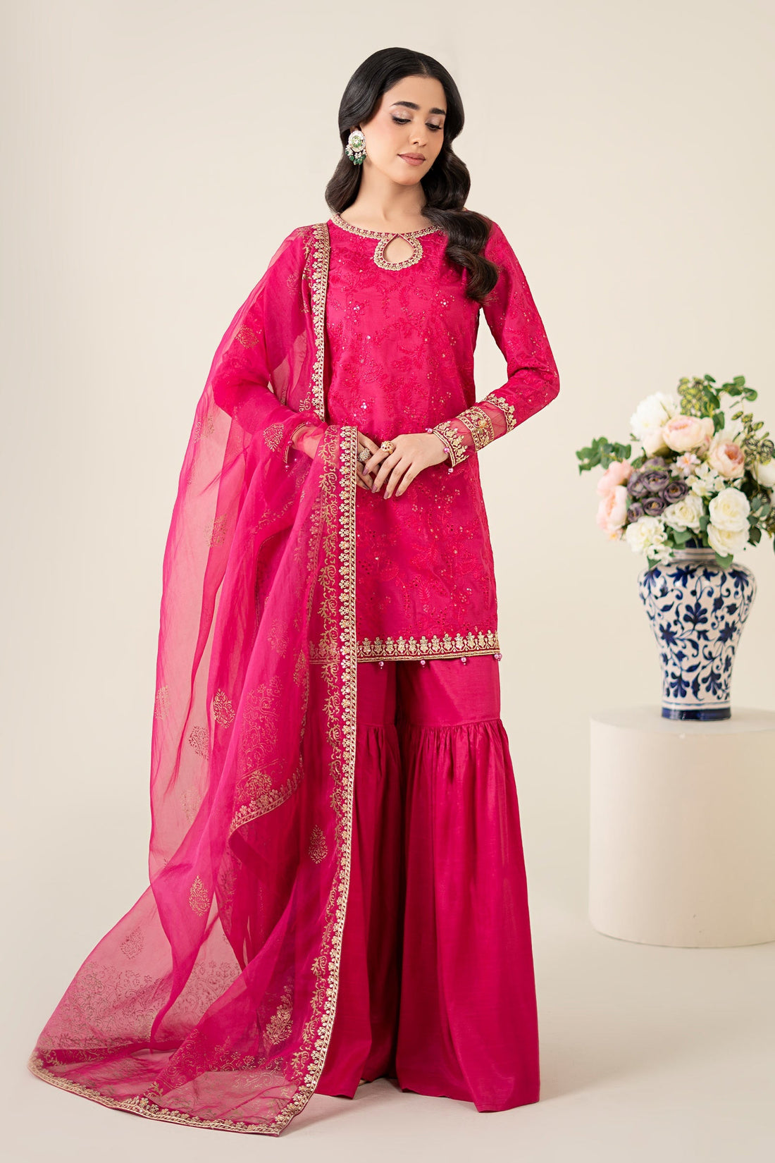 Maria B | Luxury Pret 25 | DW-EA25-11 - by - Libasekhas UK - Registered Vendor of : Maria B - 100% Original Designer Dresss