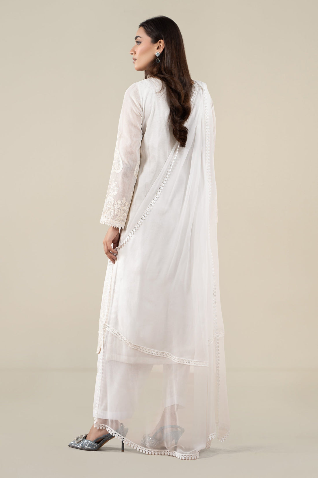 Maria B | Pre Fall 25 | Paper Cotton Suit 07 - by Libasekhas UK - Registered Vendor of : Maria B - 100% Original Designer Dress