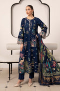 Maria B | Luxury Pret Pre Fall | DW-EA26-11-Blue - by Libasekhas UK - Registered Vendor of : Maria B - 100% Original Designer Dress