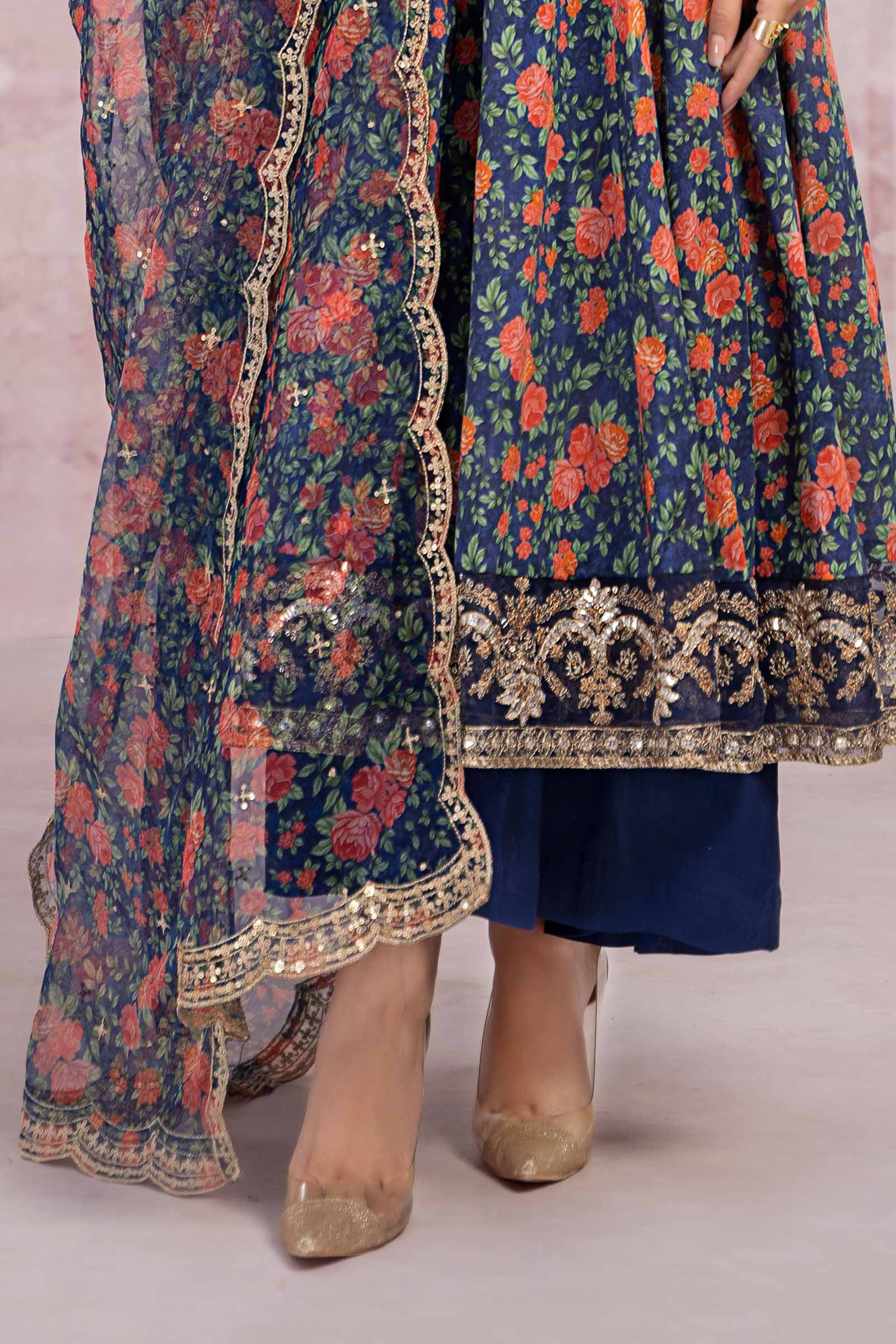 Maira B | Ready to Wear | DW-EF23-47R1 - by - Libasekhas UK - Registered Vendor of : Maria B - 100% Original Designer Dresss