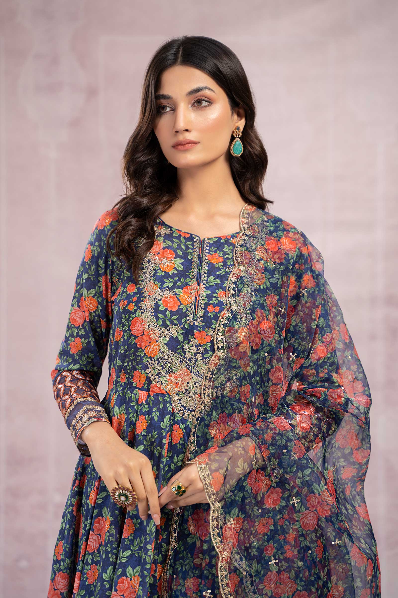 Maira B | Ready to Wear | DW-EF23-47R1 - by - Libasekhas UK - Registered Vendor of : Maria B - 100% Original Designer Dresss