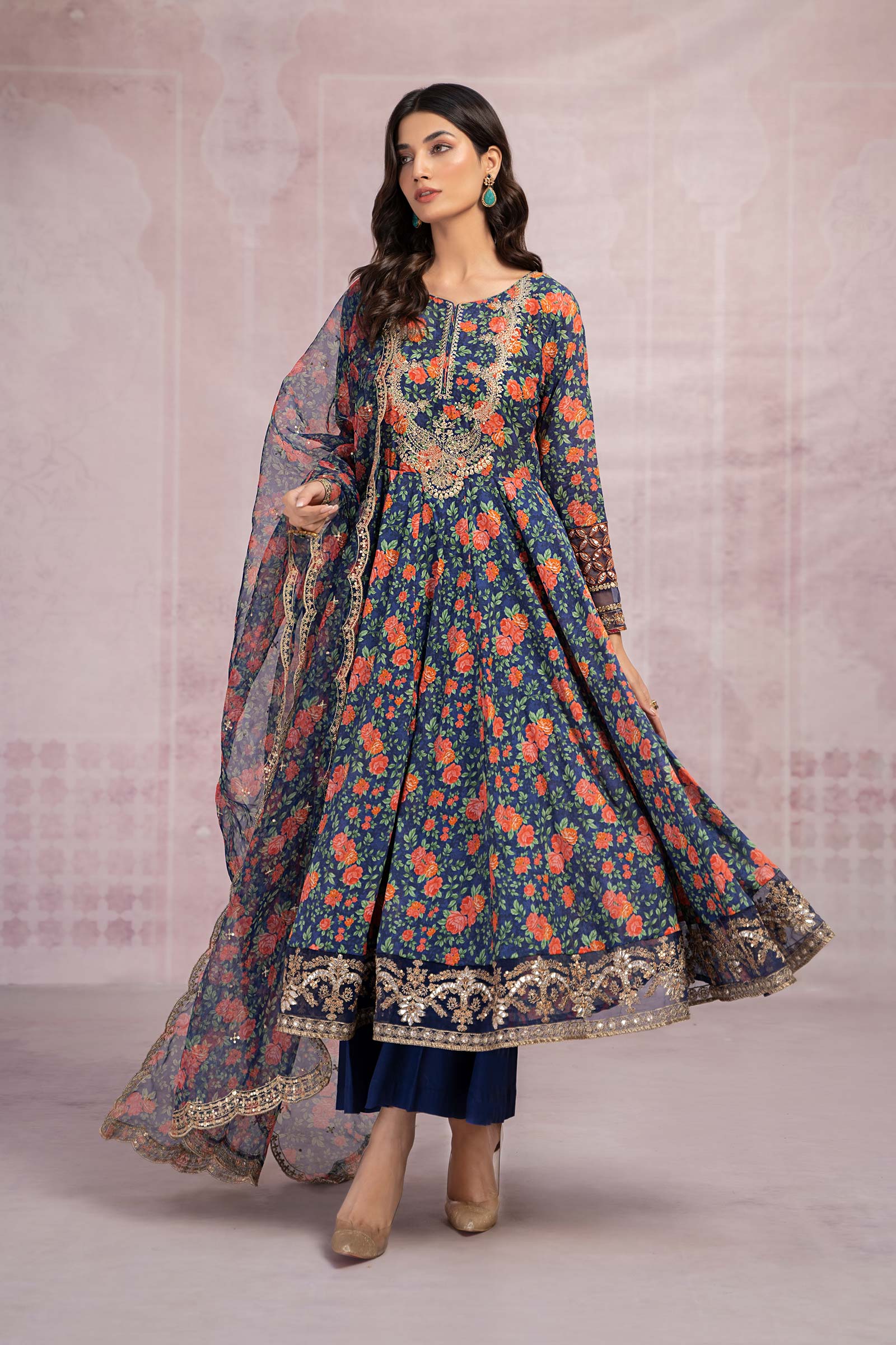 Maira B | Ready to Wear | DW-EF23-47R1 - by - Libasekhas UK - Registered Vendor of : Maria B - 100% Original Designer Dresss