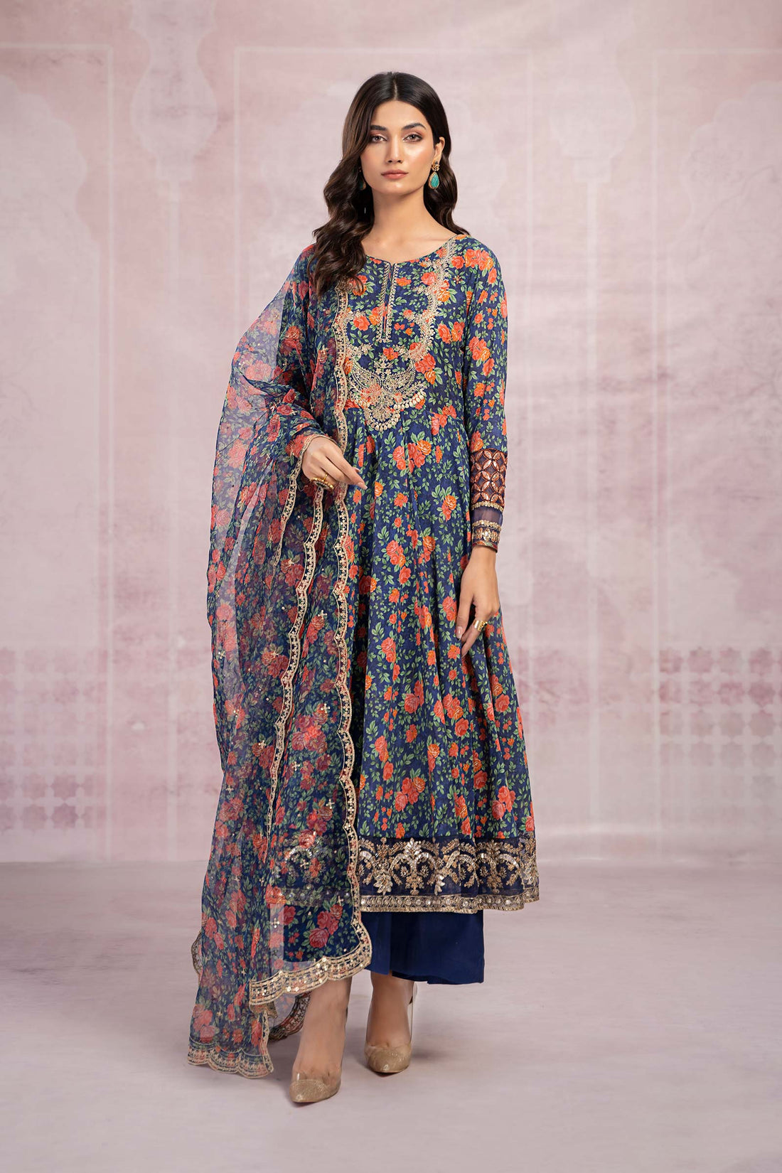 Maira B | Ready to Wear | DW-EF23-47R1 - by - Libasekhas UK - Registered Vendor of : Maria B - 100% Original Designer Dresss