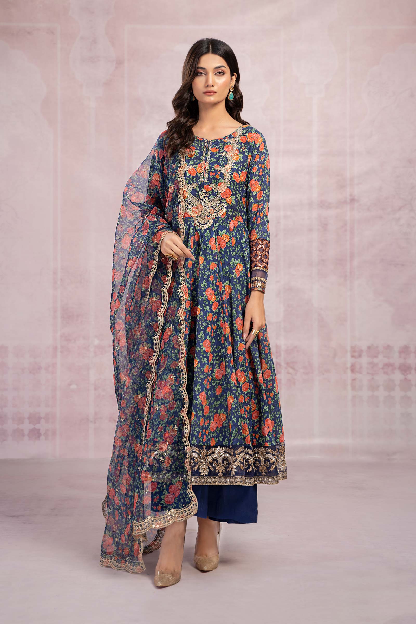 Maira B | Ready to Wear | DW-EF23-47R1 - by - Libasekhas UK - Registered Vendor of : Maria B - 100% Original Designer Dresss
