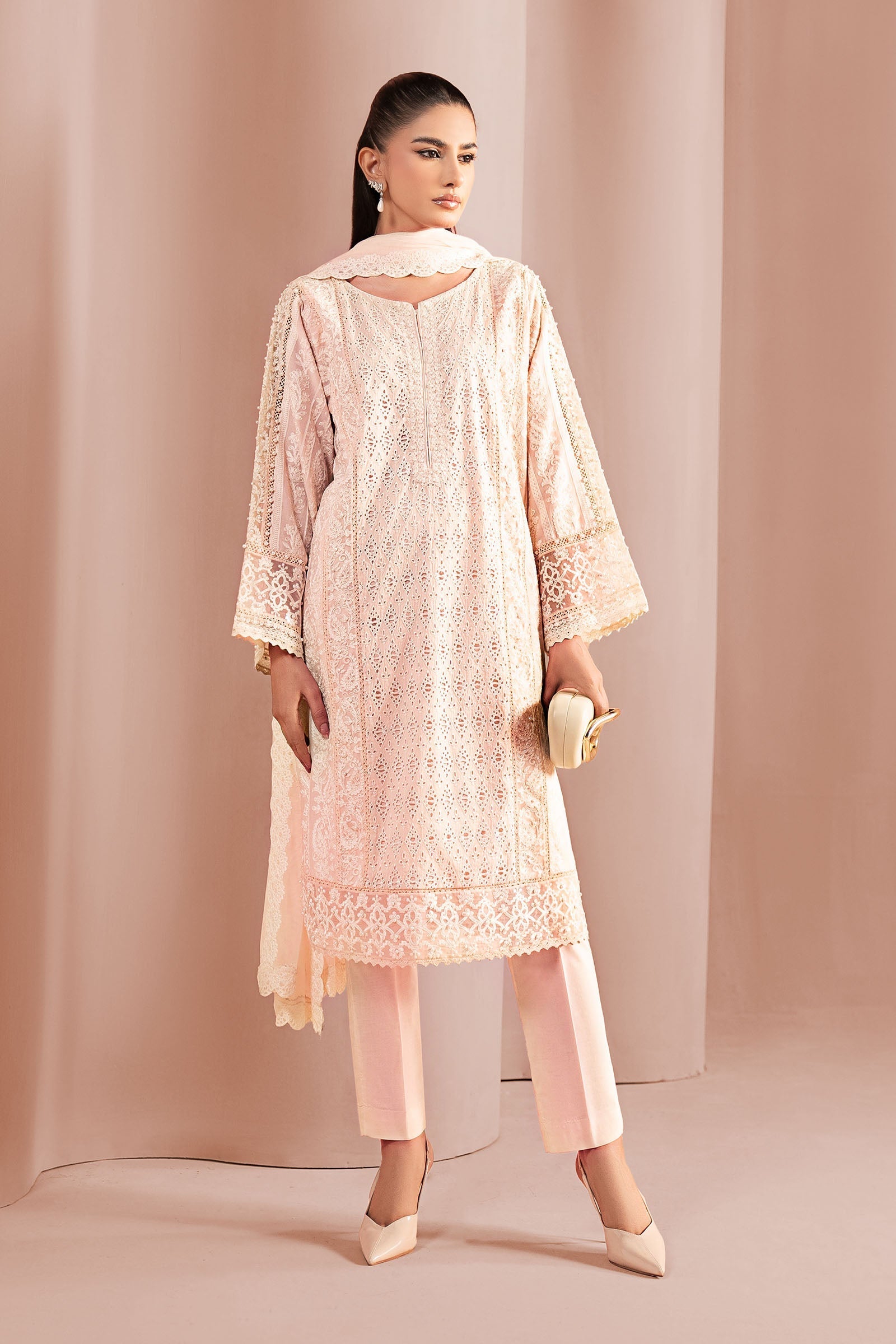 Maria B | Eid Festive Pret | DW-EF24-01 - by Libasekhas UK - Registered Vendor of : Maria B - 100% Original Designer Dress
