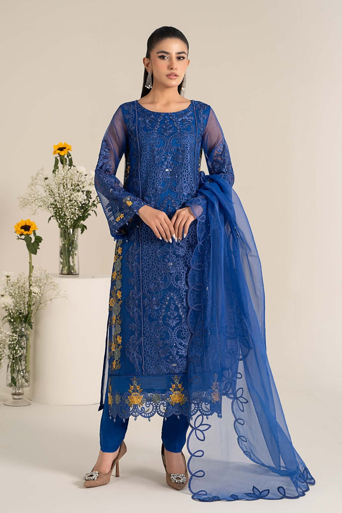 Maria B | Casual Pret 25 | DW-EF25-02 - by - Libasekhas UK - Registered Vendor of : Maria B - 100% Original Designer Dresss