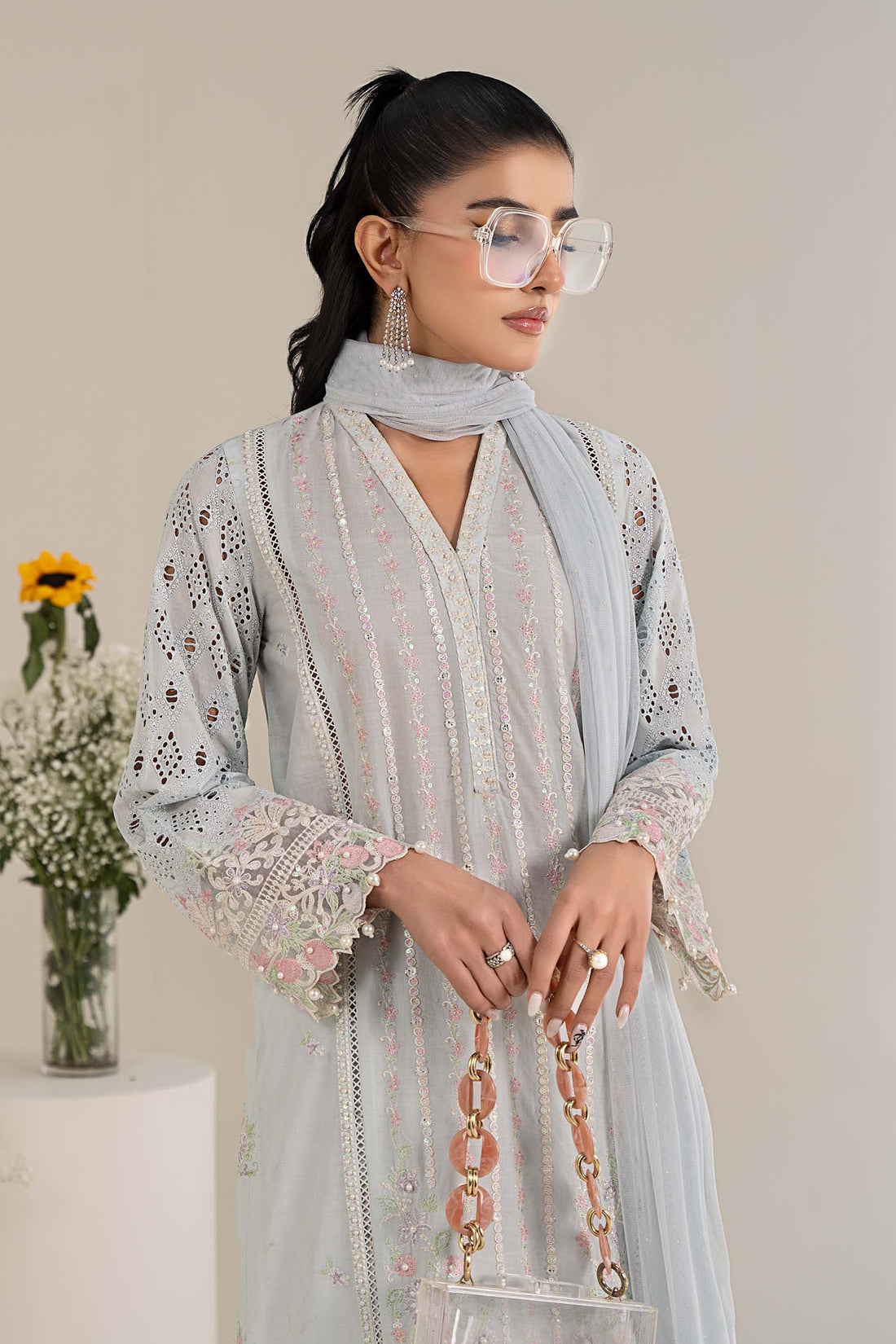 Maira B | Ready to Wear | DW-EF25-07 - by - Libasekhas UK - Registered Vendor of : Maria B - 100% Original Designer Dresss