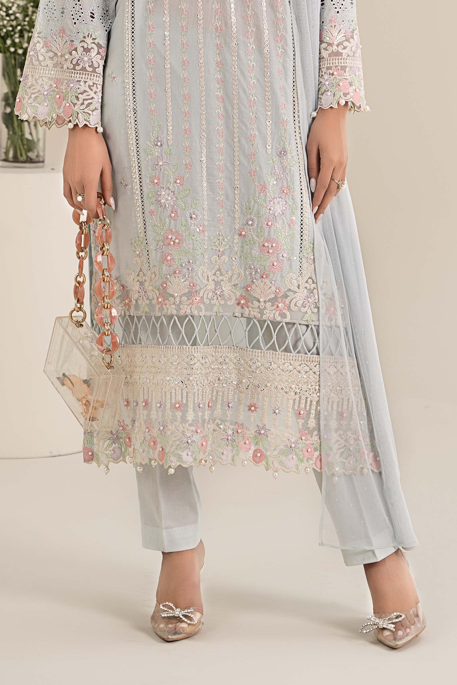 Maira B | Ready to Wear | DW-EF25-07 - by - Libasekhas UK - Registered Vendor of : Maria B - 100% Original Designer Dresss