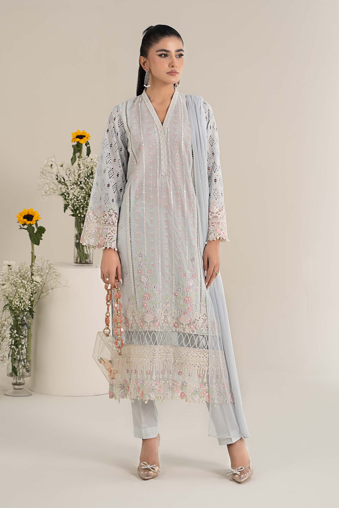 Maira B | Ready to Wear | DW-EF25-07 - by - Libasekhas UK - Registered Vendor of : Maria B - 100% Original Designer Dresss
