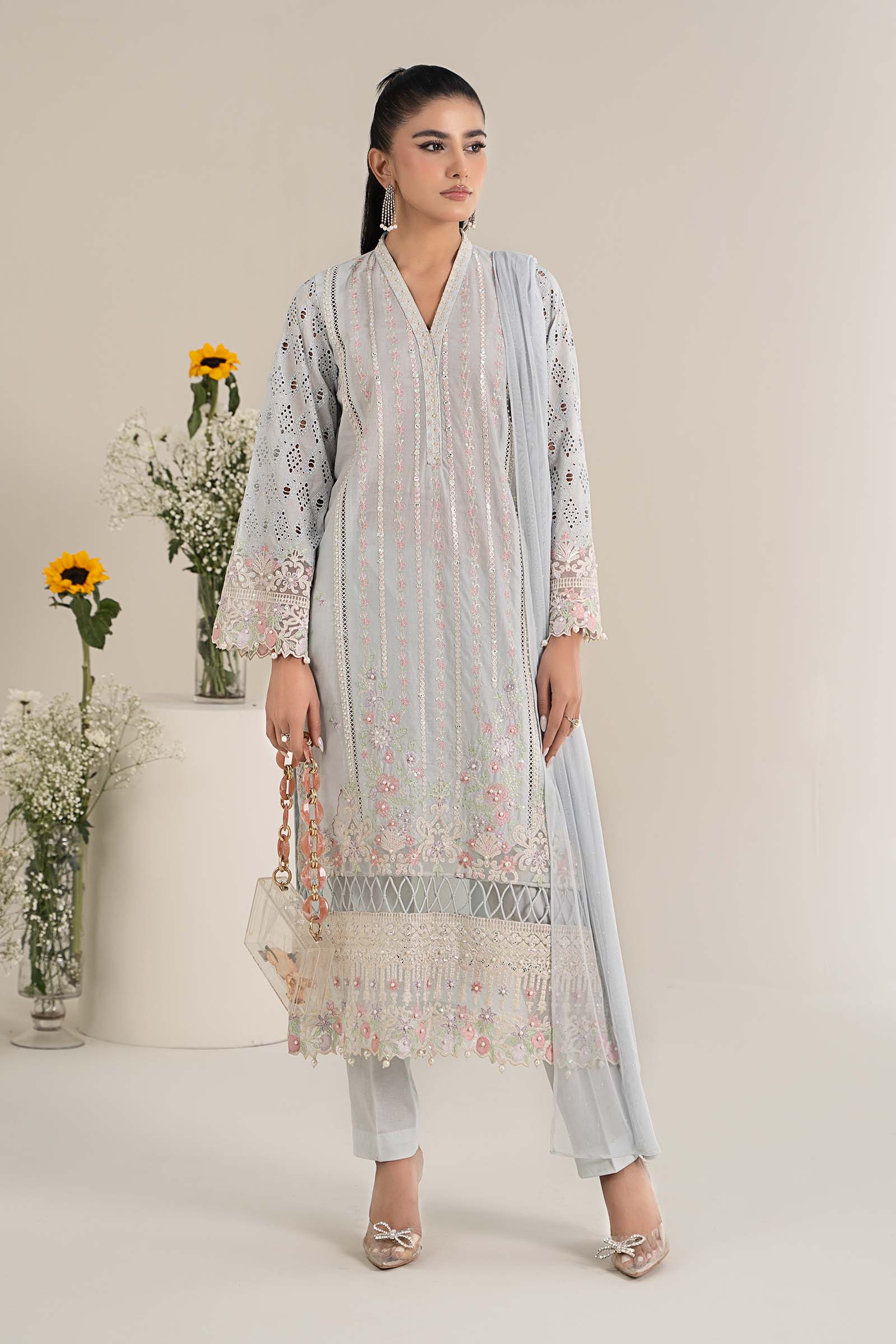Maira B | Ready to Wear | DW-EF25-07 - by - Libasekhas UK - Registered Vendor of : Maria B - 100% Original Designer Dresss