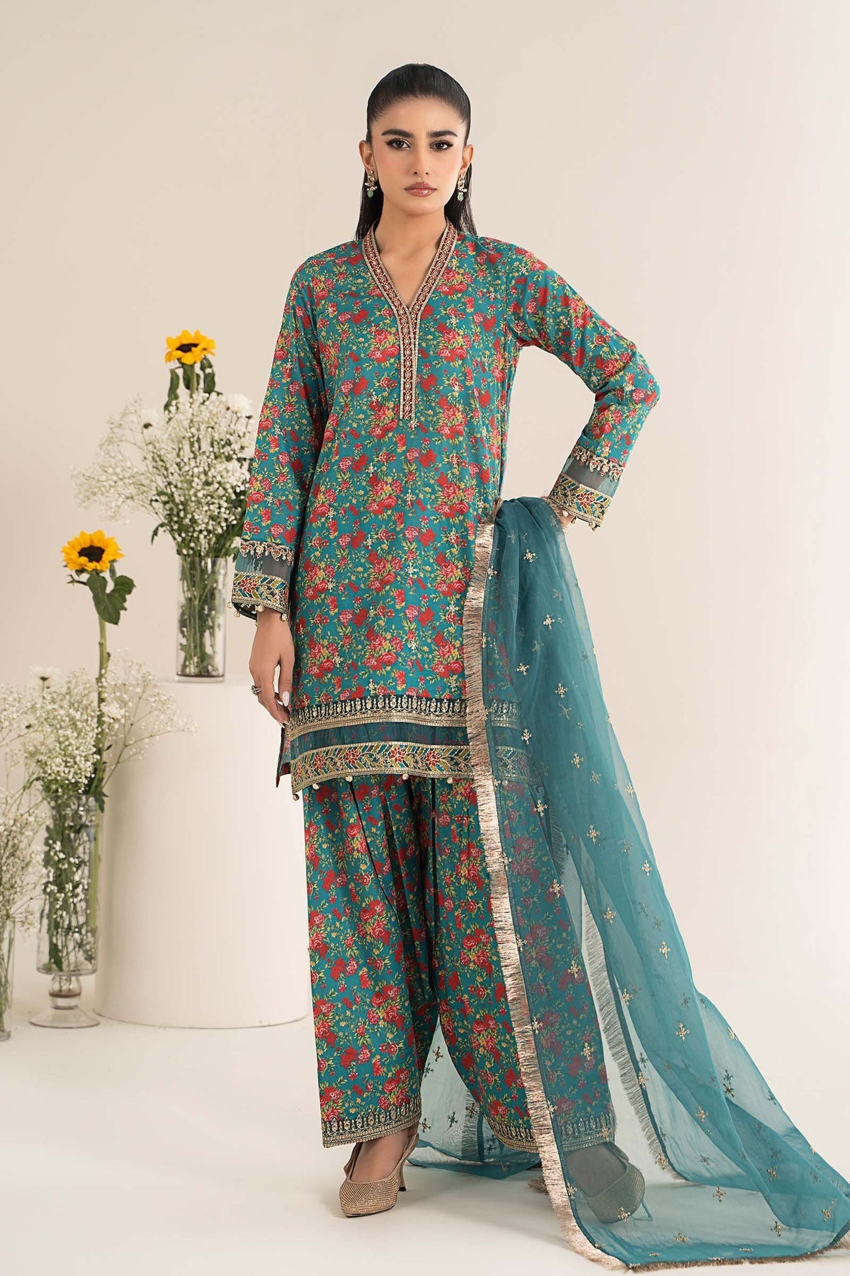 Maria B | Casual Pret 25 | DW-EF25-09 - by - Libasekhas UK - Registered Vendor of : Maria B - 100% Original Designer Dresss