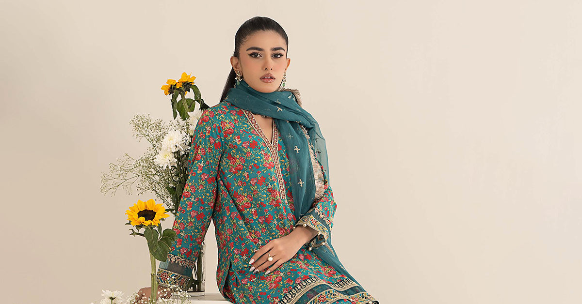Maira B | Ready to Wear | DW-EF25-09 - by - Libasekhas UK - Registered Vendor of : Maria B - 100% Original Designer Dresss