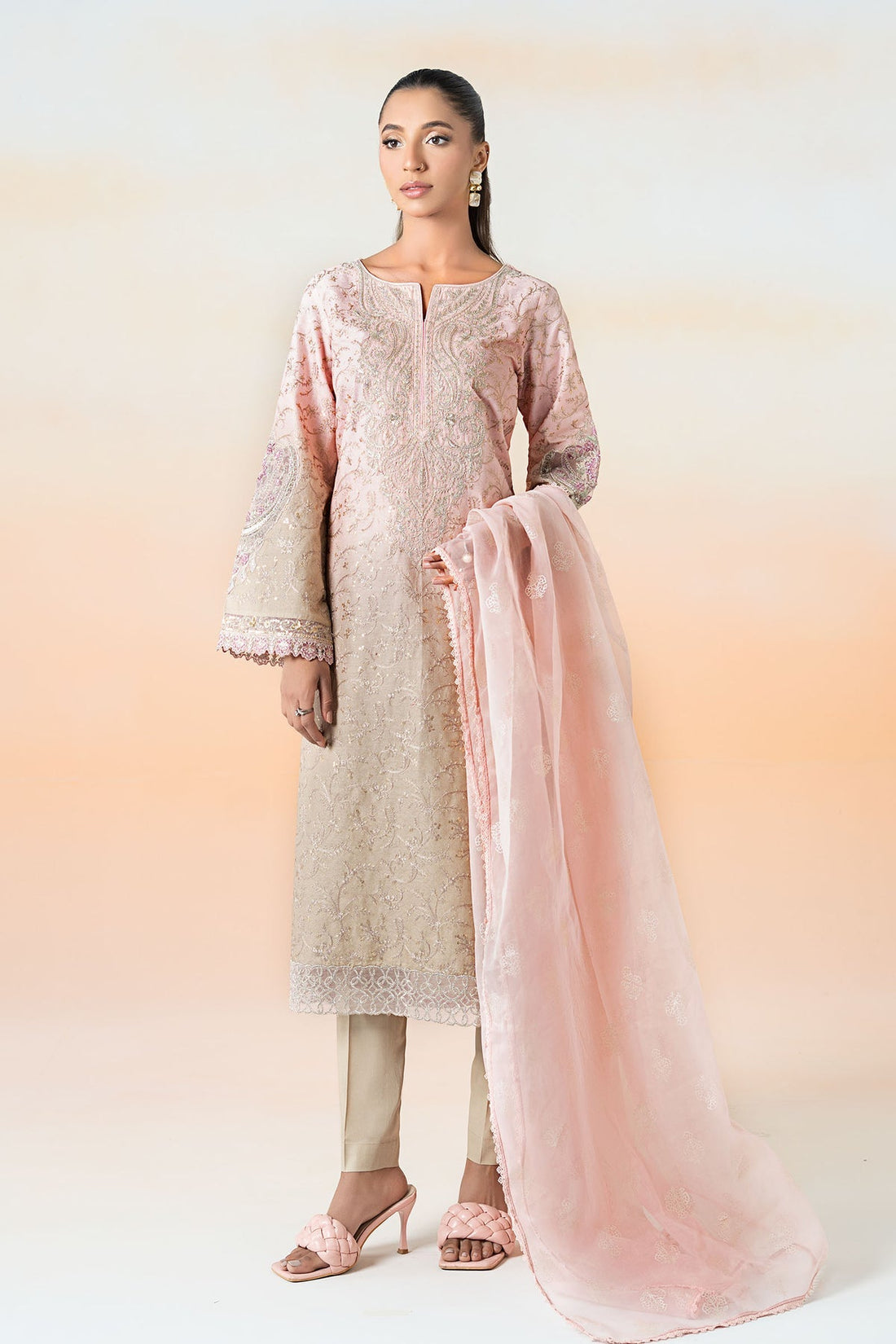 Maria B | Casual Pret 25 | DW-EF25-13 - by - Libasekhas UK - Registered Vendor of : Maria B - 100% Original Designer Dresss