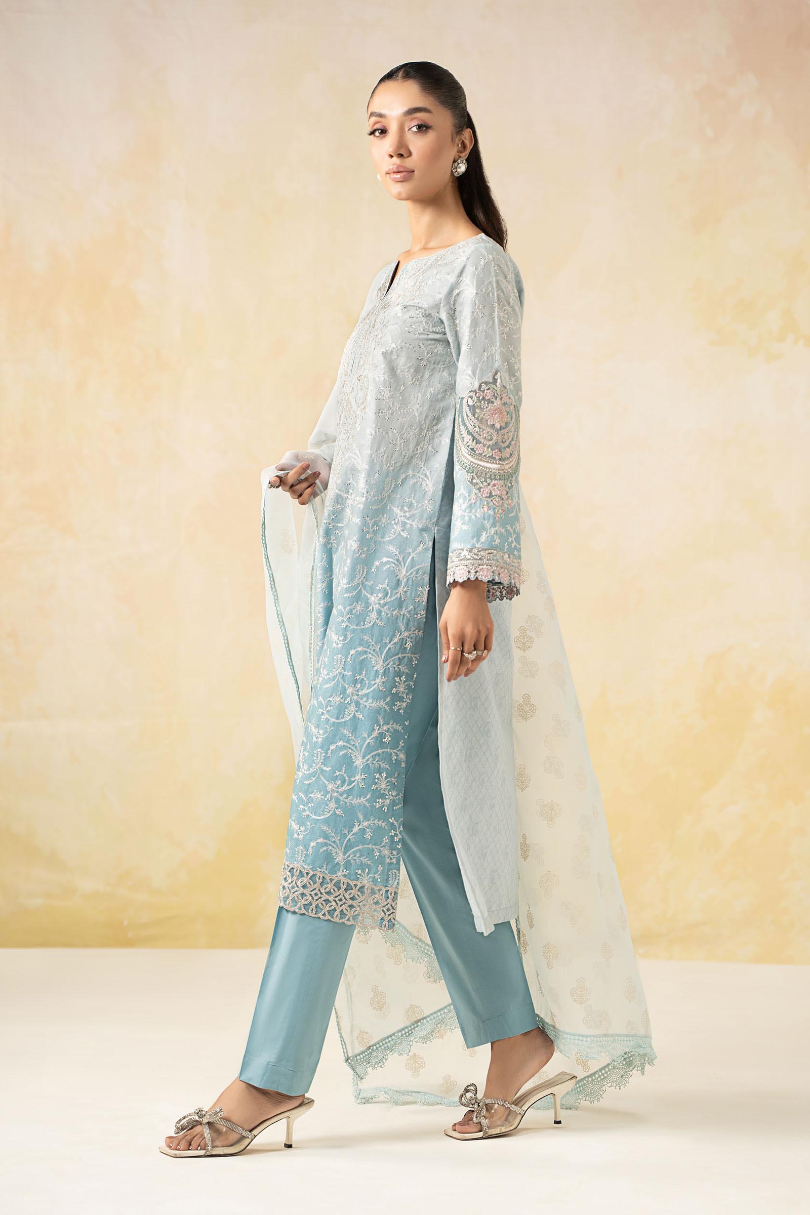 Maira B | Ready to Wear | DW-EF25-13 - by - Libasekhas UK - Registered Vendor of : Maria B - 100% Original Designer Dresss