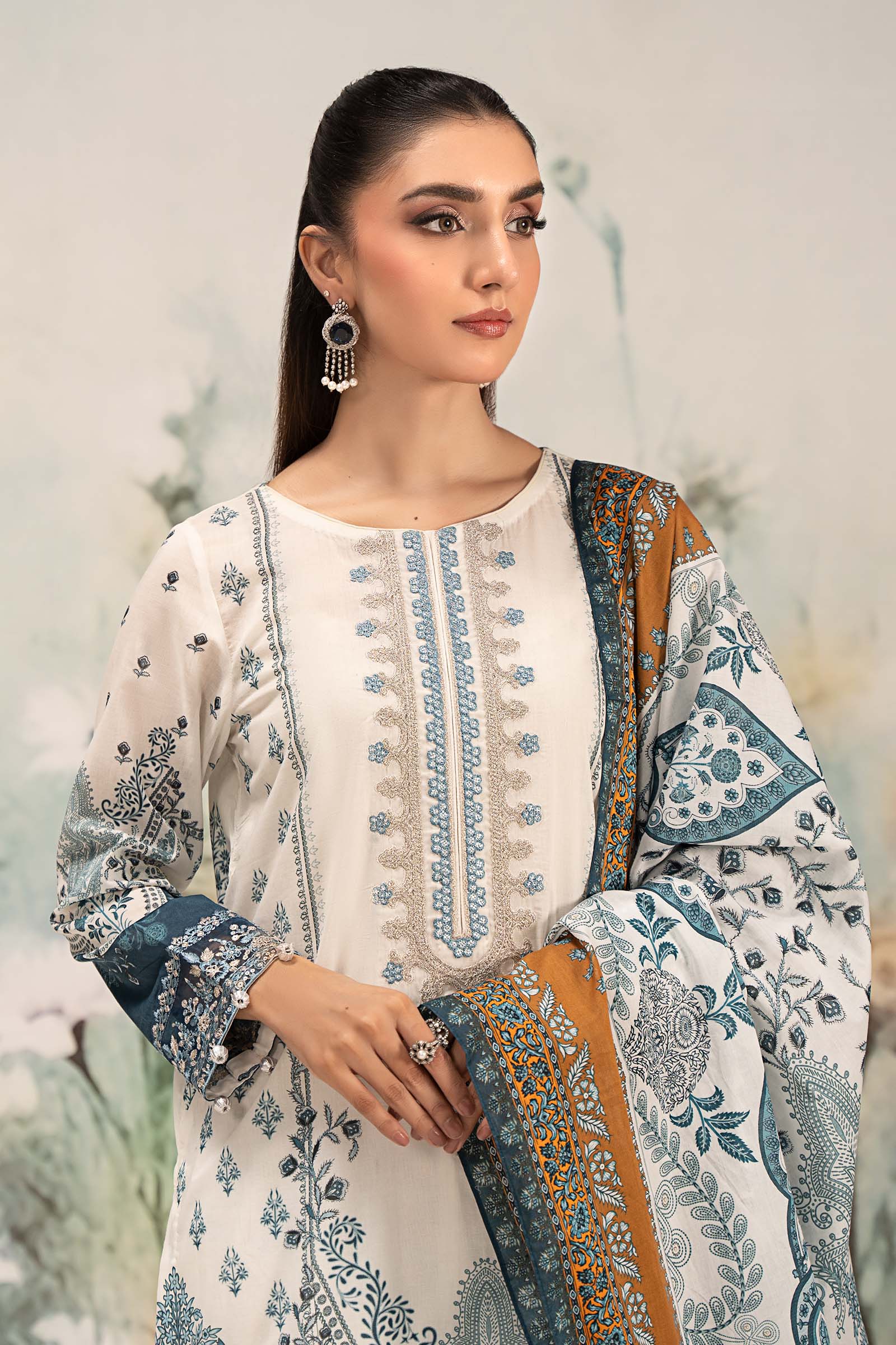 Maira B | Ready to Wear | DW-EF25-14 - by - Libasekhas UK - Registered Vendor of : Maria B - 100% Original Designer Dresss
