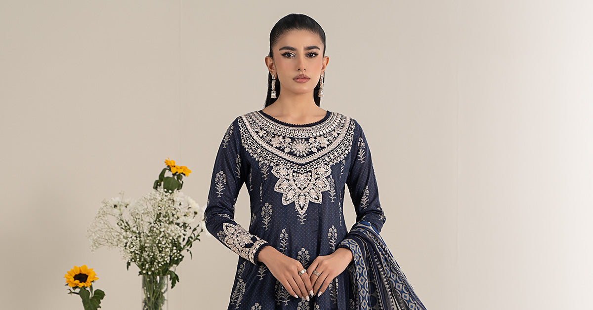 Maira B | Ready to Wear | DW-EF25-22 - by - Libasekhas UK - Registered Vendor of : Maria B - 100% Original Designer Dresss
