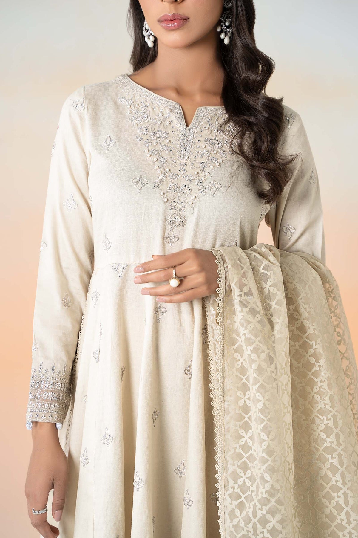 Maria B | Casual Pret 25 | DW-EF25-30 - by - Libasekhas UK - Registered Vendor of : Maria B - 100% Original Designer Dresss