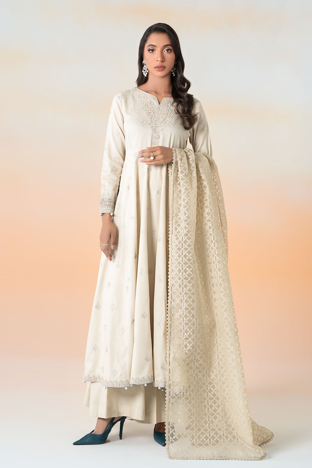 Maria B | Casual Pret 25 | DW-EF25-30 - by - Libasekhas UK - Registered Vendor of : Maria B - 100% Original Designer Dresss