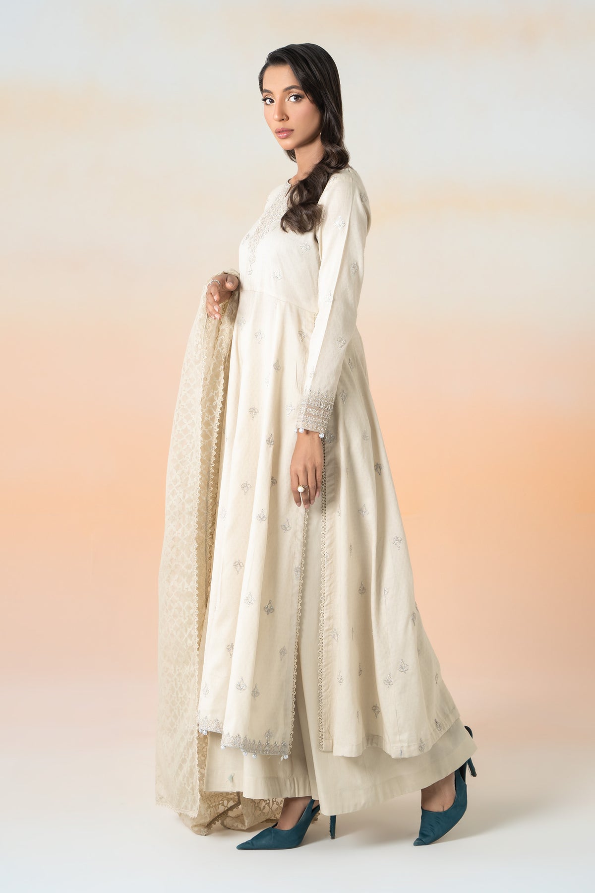 Maria B | Casual Pret 25 | DW-EF25-30 - by - Libasekhas UK - Registered Vendor of : Maria B - 100% Original Designer Dresss