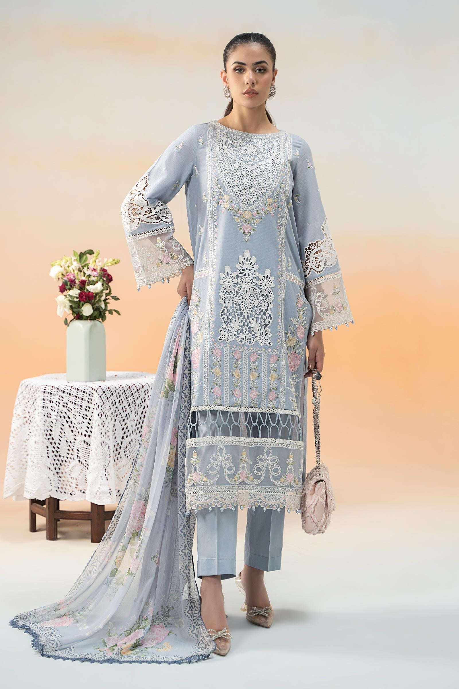 Maira B | Ready to Wear | DW-EF25-35 - by - Libasekhas UK - Registered Vendor of : Maria B - 100% Original Designer Dresss