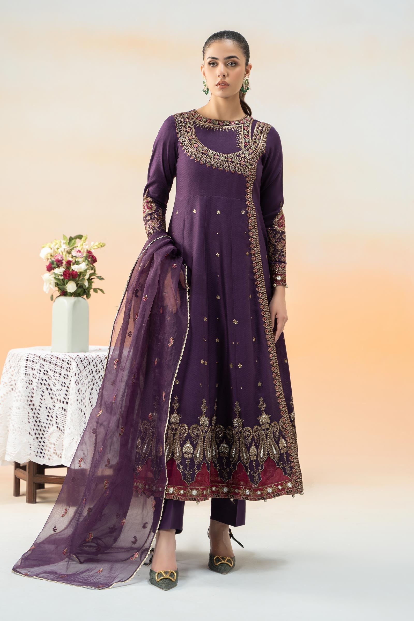 Maira B | Ready to Wear | DW-EF25-40 - by - Libasekhas UK - Registered Vendor of : Maria B - 100% Original Designer Dresss