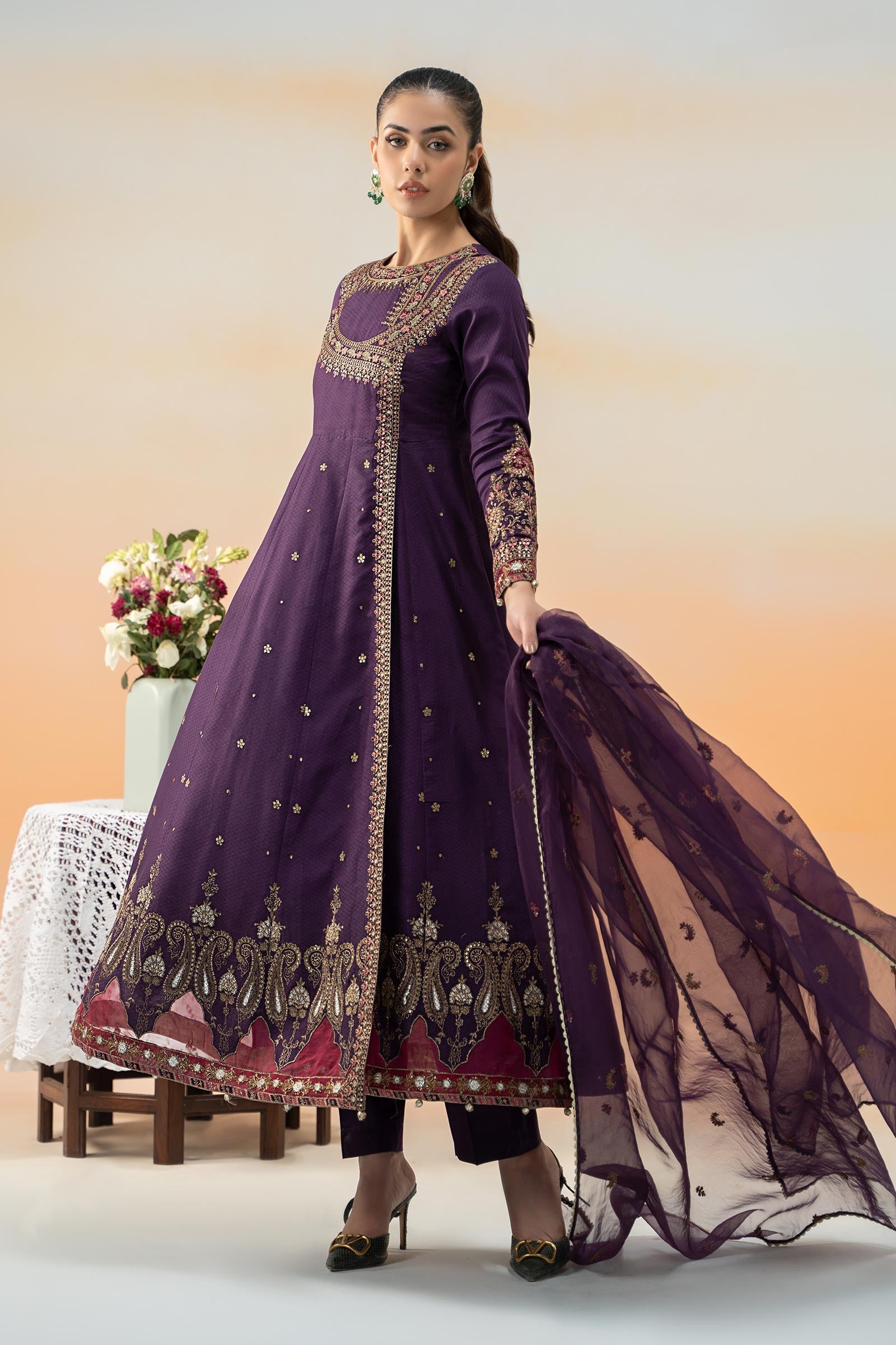Maira B | Ready to Wear | DW-EF25-40 - by - Libasekhas UK - Registered Vendor of : Maria B - 100% Original Designer Dresss