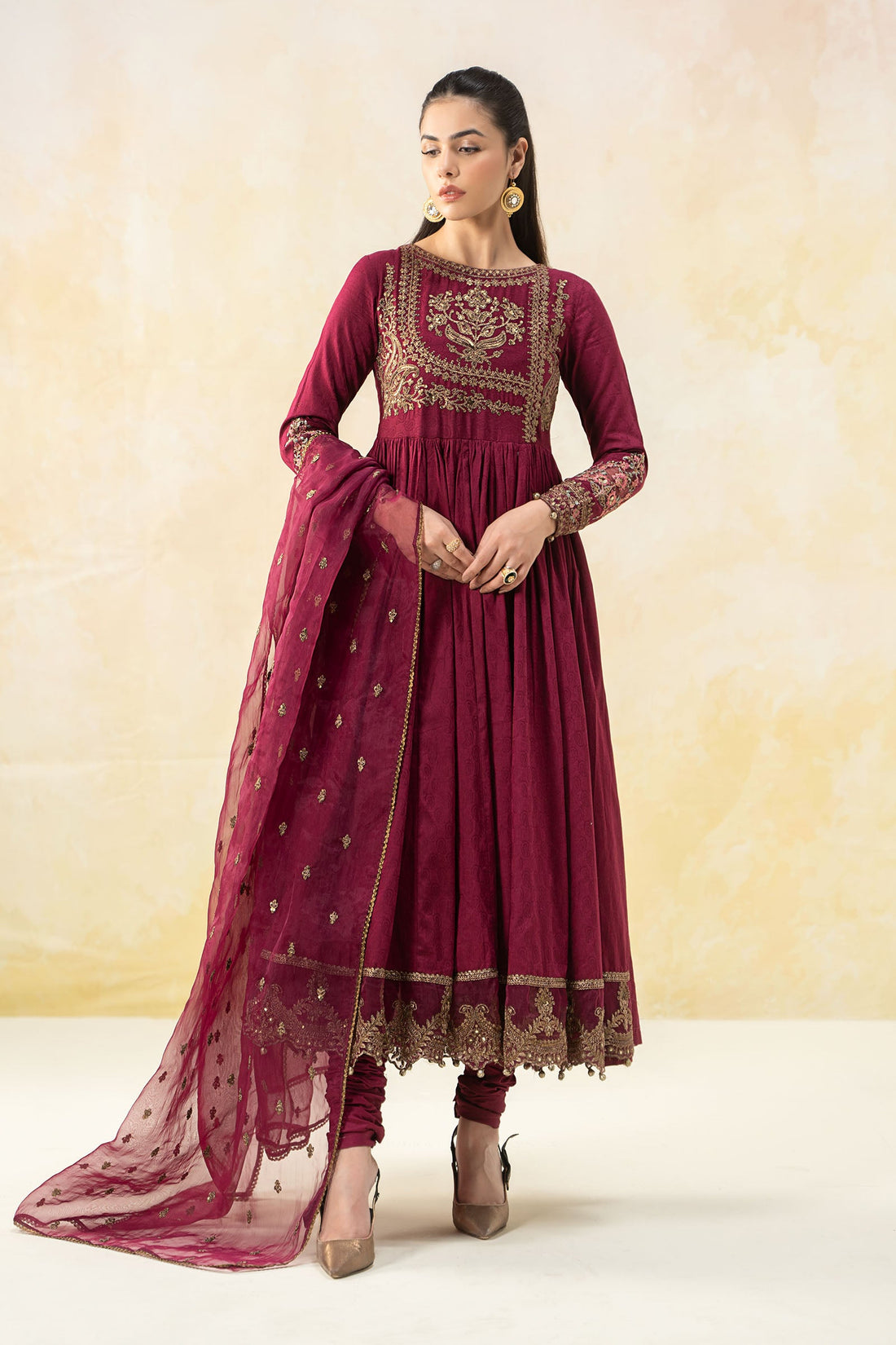 Maira B | Ready to Wear | DW-EF25-43 - by - Libasekhas UK - Registered Vendor of : Maria B - 100% Original Designer Dresss