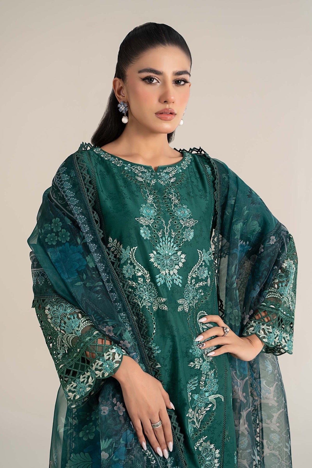 Maria B | Casual Pret 25 | DW-EF25-47 - by - Libasekhas UK - Registered Vendor of : Maria B - 100% Original Designer Dresss