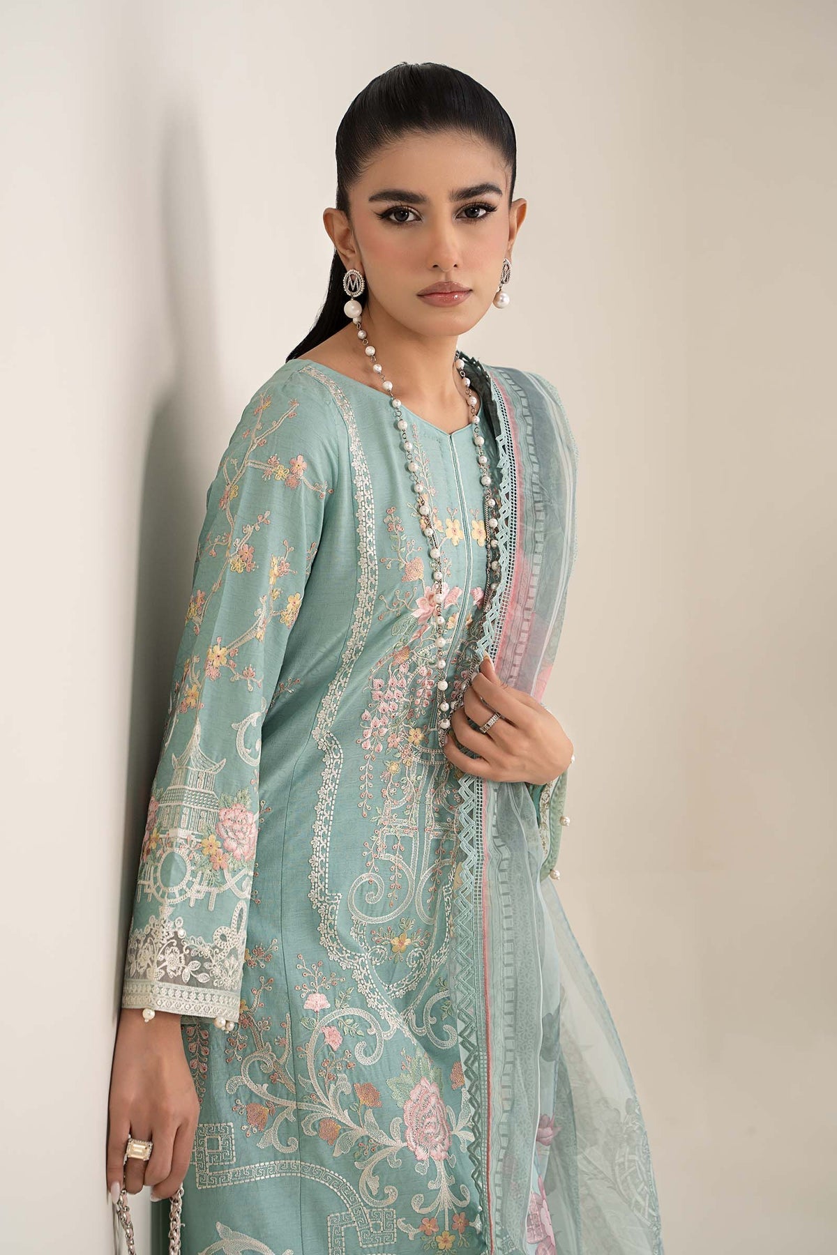 Maria B | Casual Pret 25 | DW-EF25-49 - by - Libasekhas UK - Registered Vendor of : Maria B - 100% Original Designer Dresss
