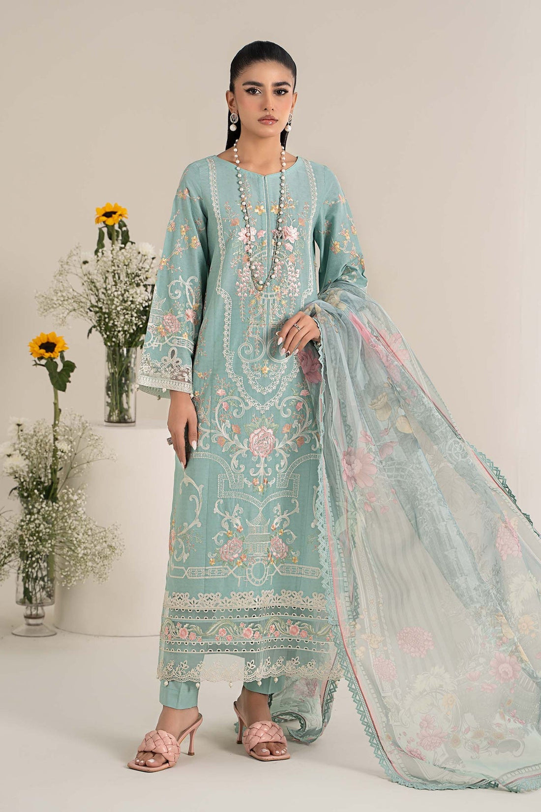 Maria B | Casual Pret 25 | DW-EF25-49 - by - Libasekhas UK - Registered Vendor of : Maria B - 100% Original Designer Dresss