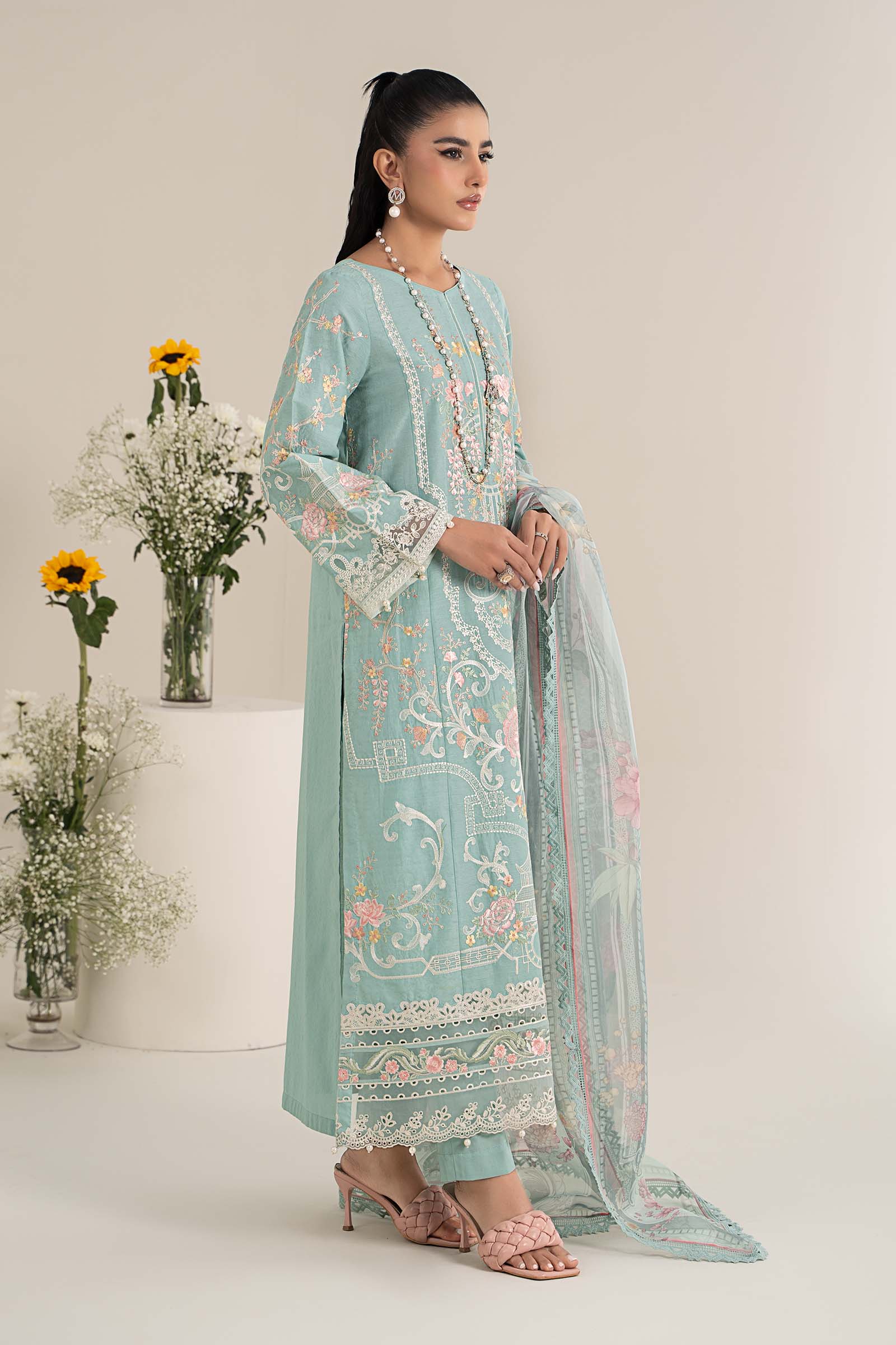 Maira B | Ready to Wear | DW-EF25-49 - by - Libasekhas UK - Registered Vendor of : Maria B - 100% Original Designer Dresss