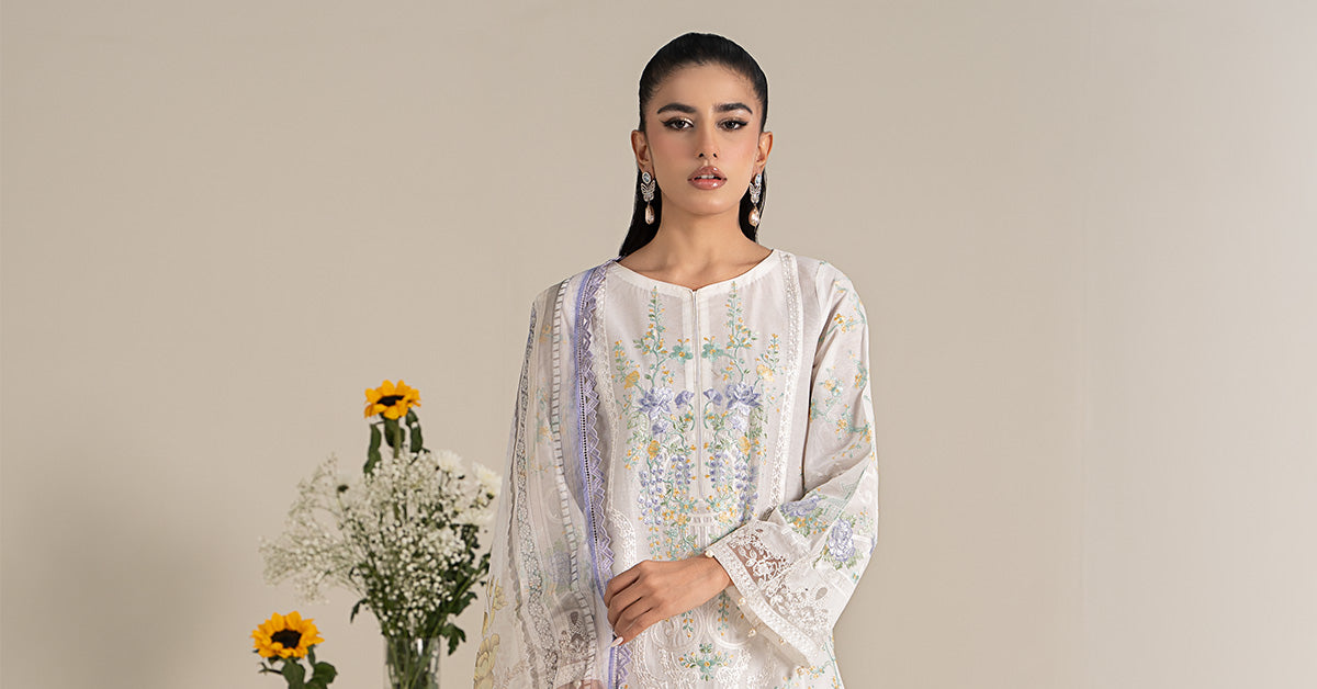 Maira B | Ready to Wear | DW-EF25-49 - by - Libasekhas UK - Registered Vendor of : Maria B - 100% Original Designer Dresss
