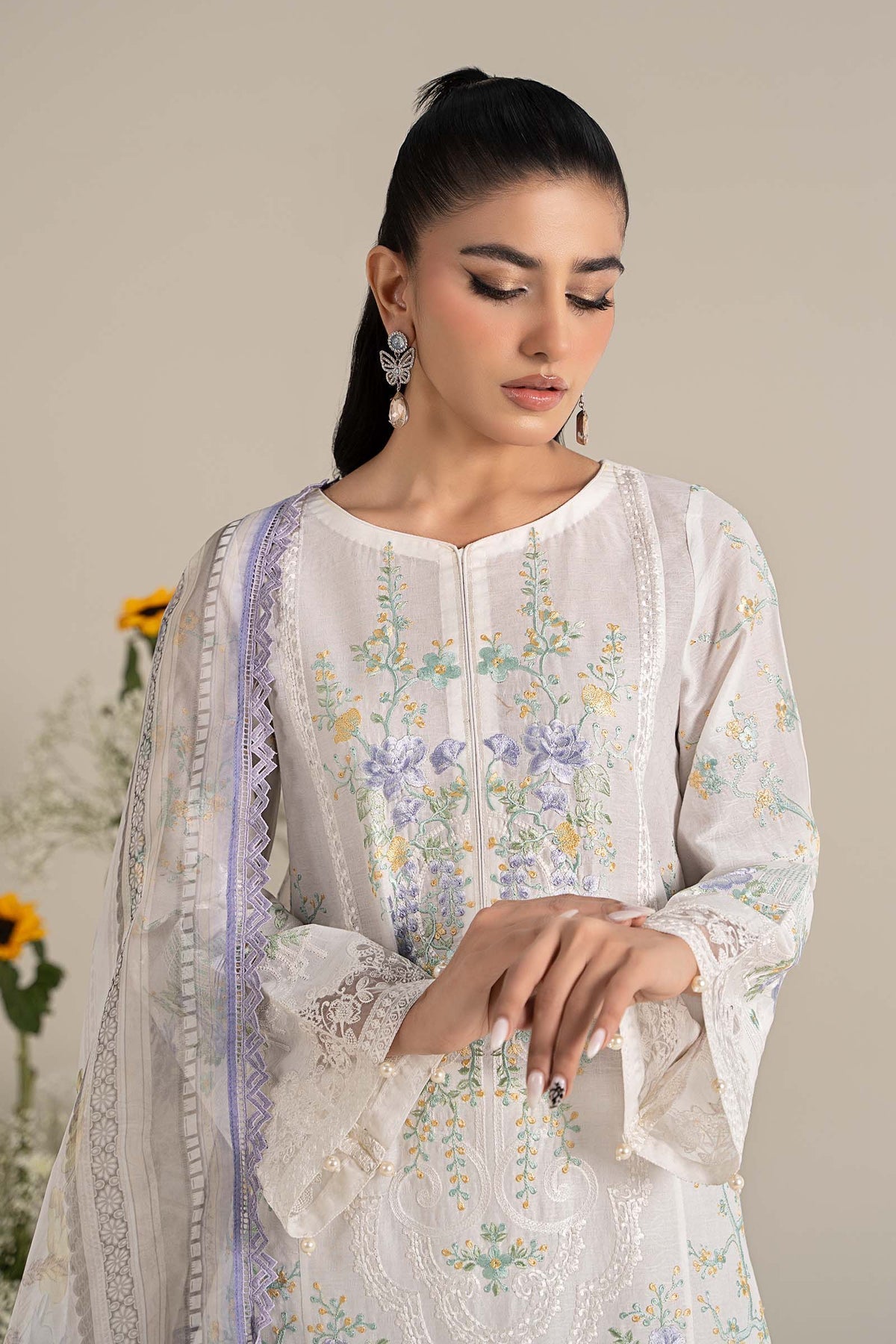 Maria B | Casual Pret 25 | DW-EF25-49 - Ladies Clothes -  Libasekhas