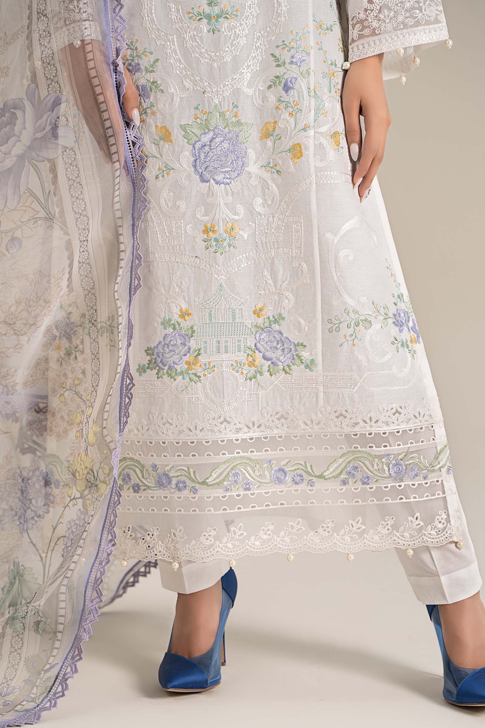 Maira B | Ready to Wear | DW-EF25-49 - by - Libasekhas UK - Registered Vendor of : Maria B - 100% Original Designer Dresss
