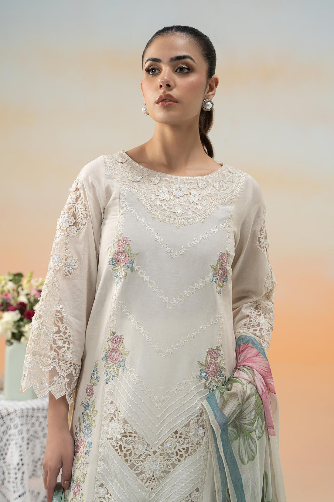 Maira B | Ready to Wear | DW-EF25-53 - by - Libasekhas UK - Registered Vendor of : Maria B - 100% Original Designer Dresss