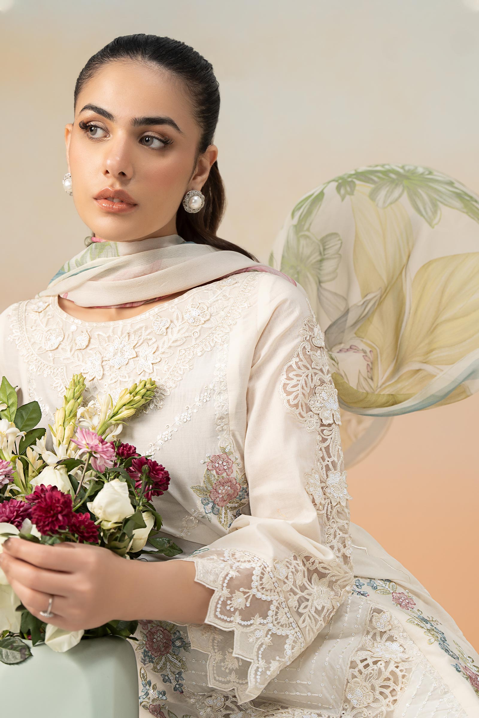 Maira B | Ready to Wear | DW-EF25-53 - by - Libasekhas UK - Registered Vendor of : Maria B - 100% Original Designer Dresss