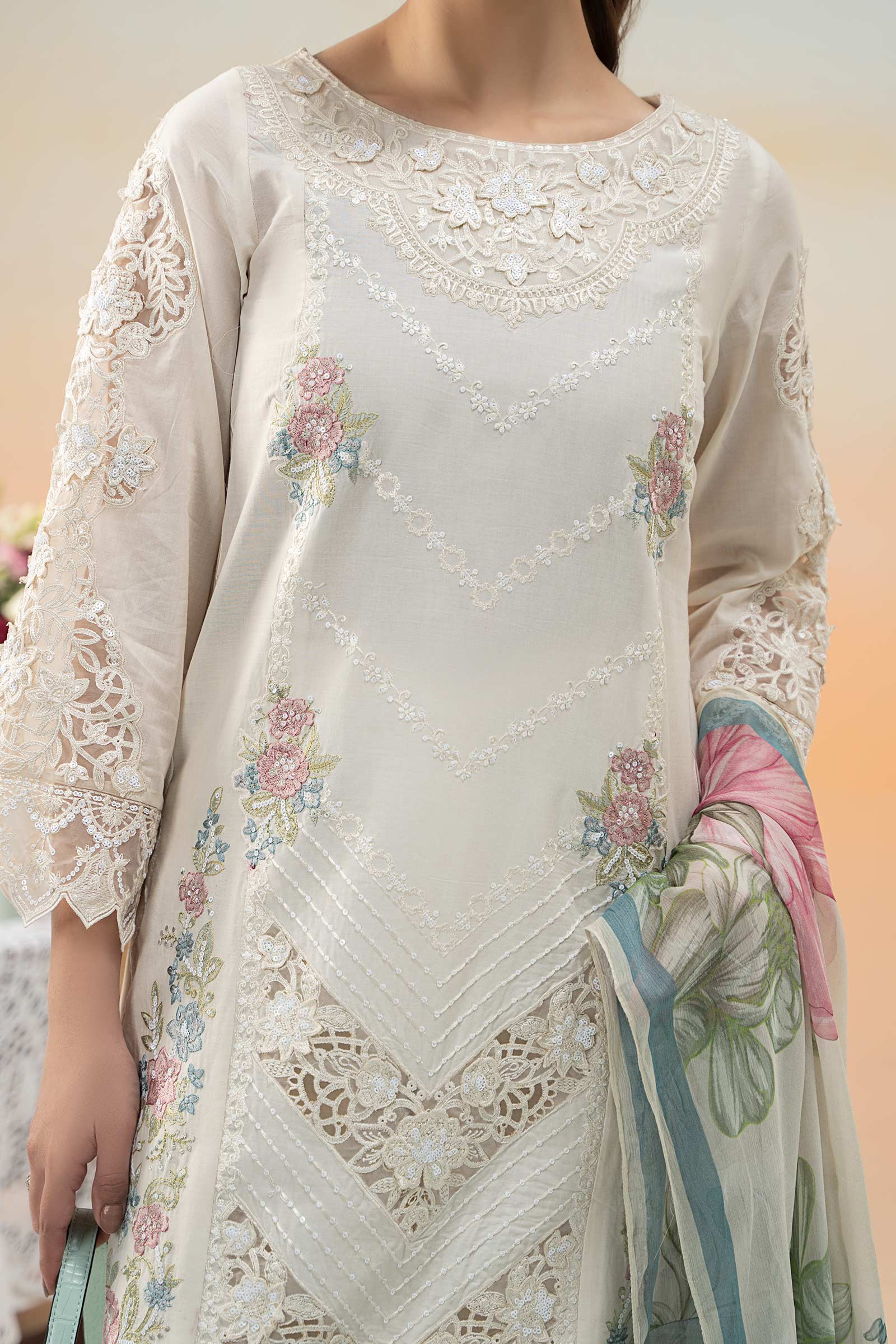 Maira B | Ready to Wear | DW-EF25-53 - by - Libasekhas UK - Registered Vendor of : Maria B - 100% Original Designer Dresss