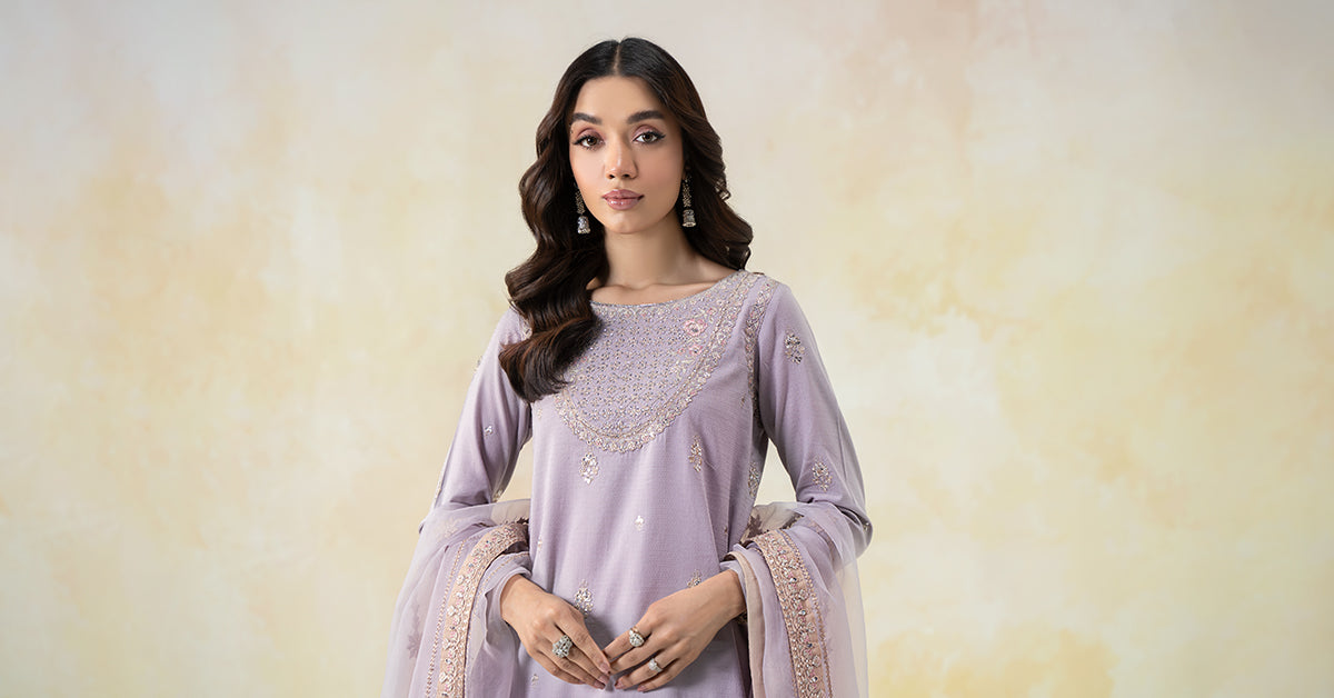 Maira B | Ready to Wear | DW-EF25-58 - by - Libasekhas UK - Registered Vendor of : Maria B - 100% Original Designer Dresss
