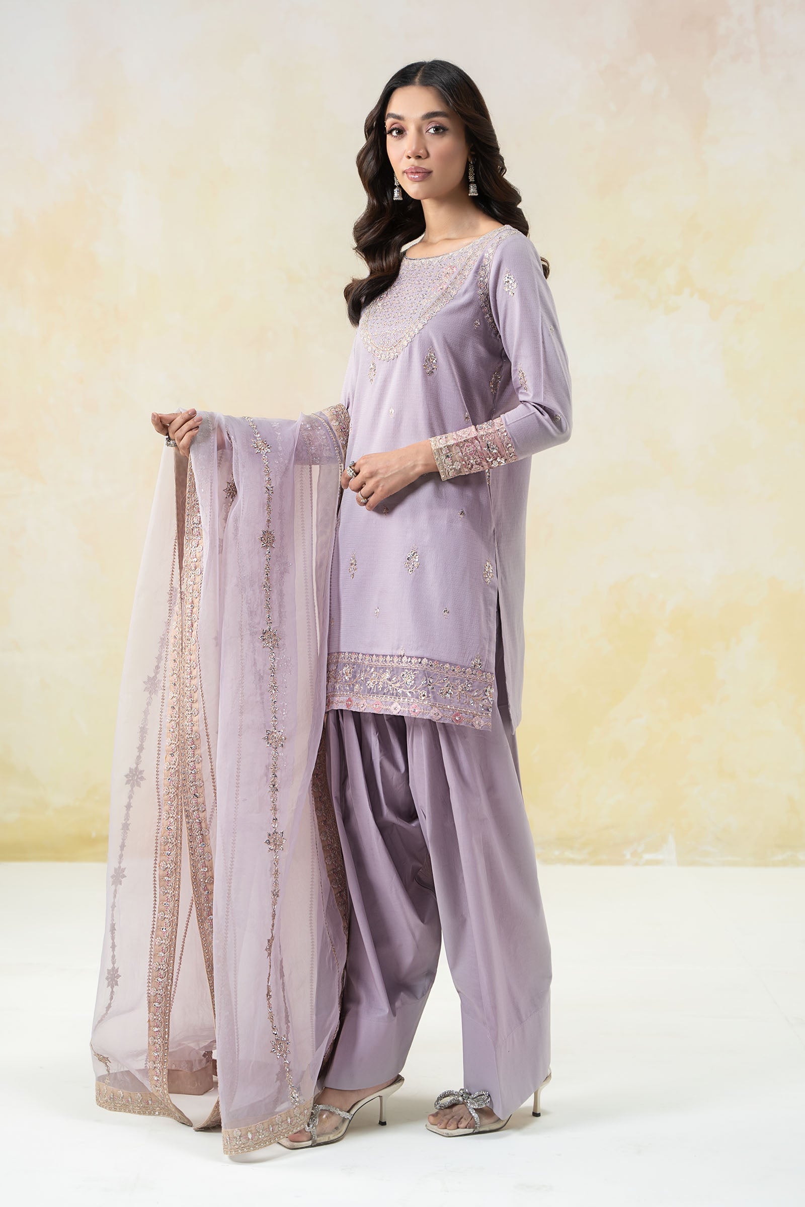 Maira B | Ready to Wear | DW-EF25-58 - by - Libasekhas UK - Registered Vendor of : Maria B - 100% Original Designer Dresss