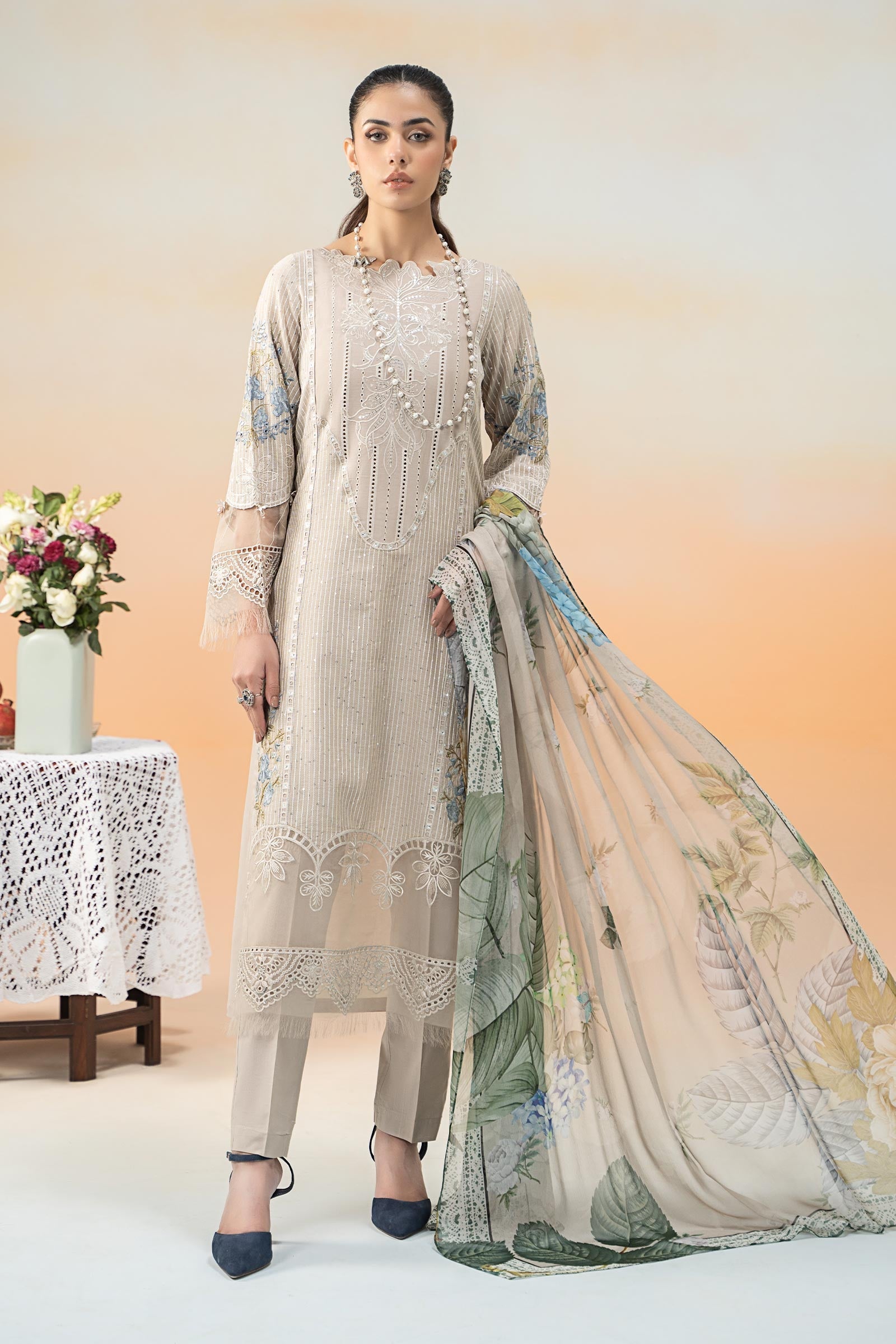 Maira B | Ready to Wear | DW-EF25-67 - by - Libasekhas UK - Registered Vendor of : Maria B - 100% Original Designer Dresss