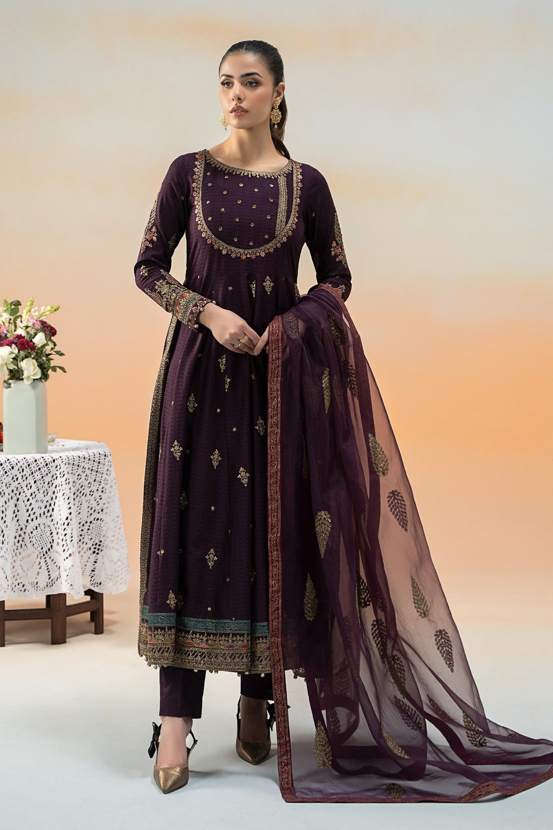 Maria B | Formal Wears | DW-EF25-68 - by - Libasekhas UK - Registered Vendor of : Maria B - 100% Original Designer Dresss