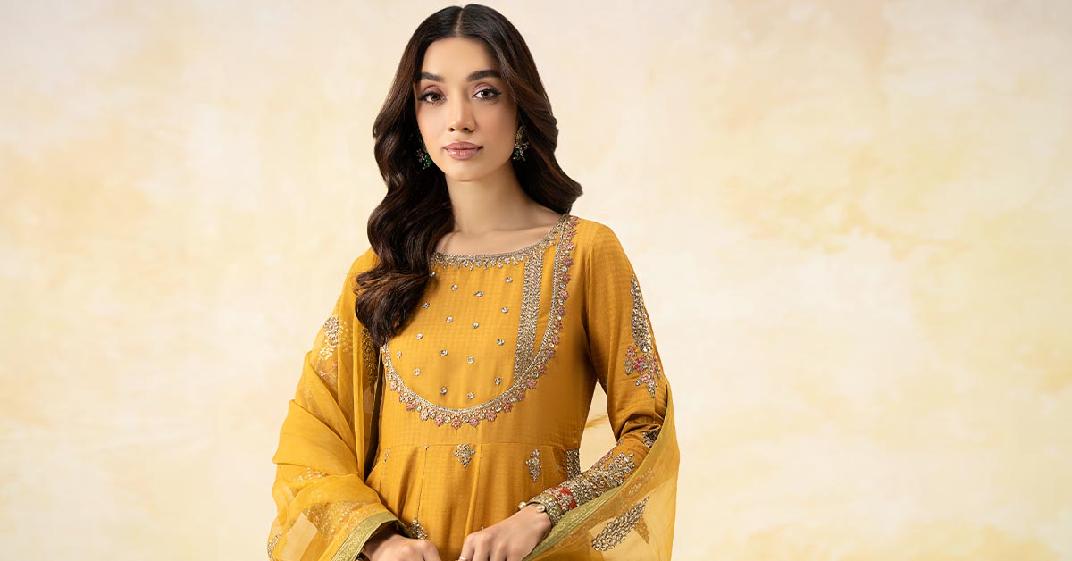 Maira B | Ready to Wear | DW-EF25-68 - by - Libasekhas UK - Registered Vendor of : Maria B - 100% Original Designer Dresss