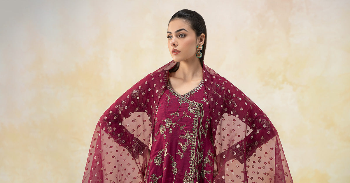 Maira B | Ready to Wear | DW-EF25-78 - by - Libasekhas UK - Registered Vendor of : Maria B - 100% Original Designer Dresss