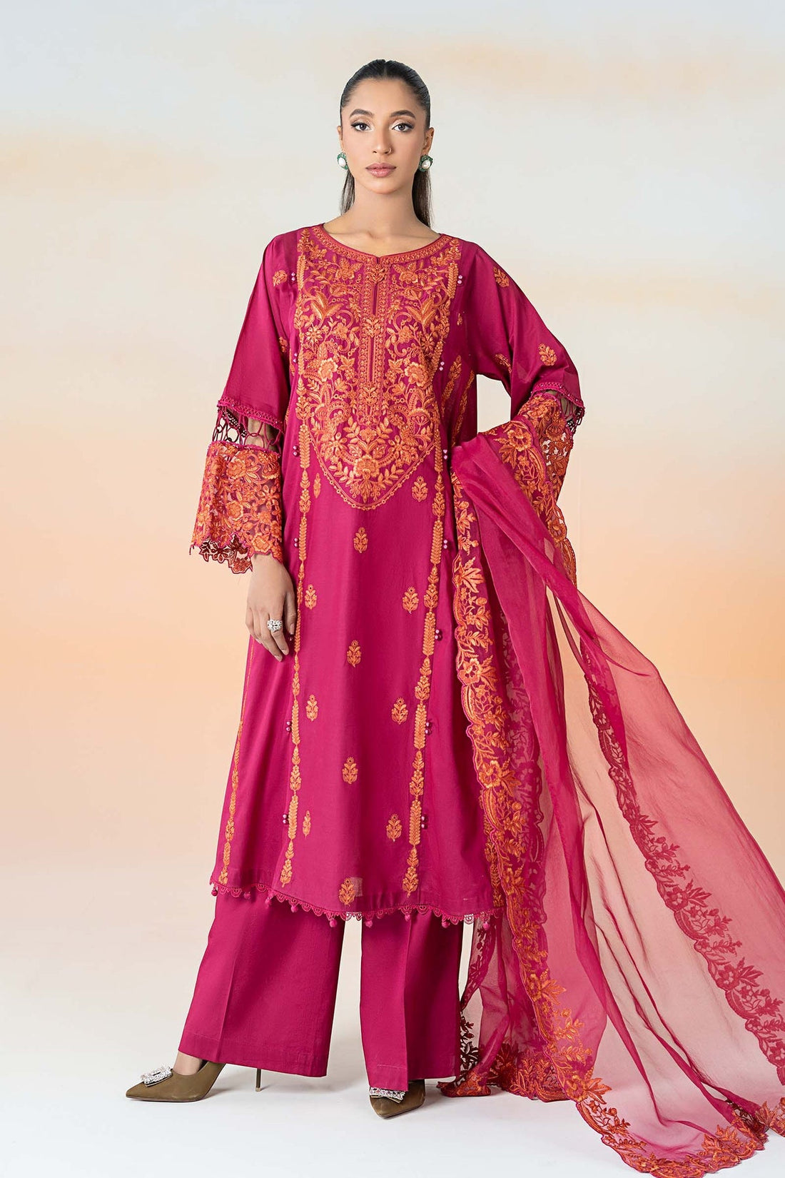 Maria B | Casual Pret 25 | DW-EF25-95 - by - Libasekhas UK - Registered Vendor of : Maria B - 100% Original Designer Dresss